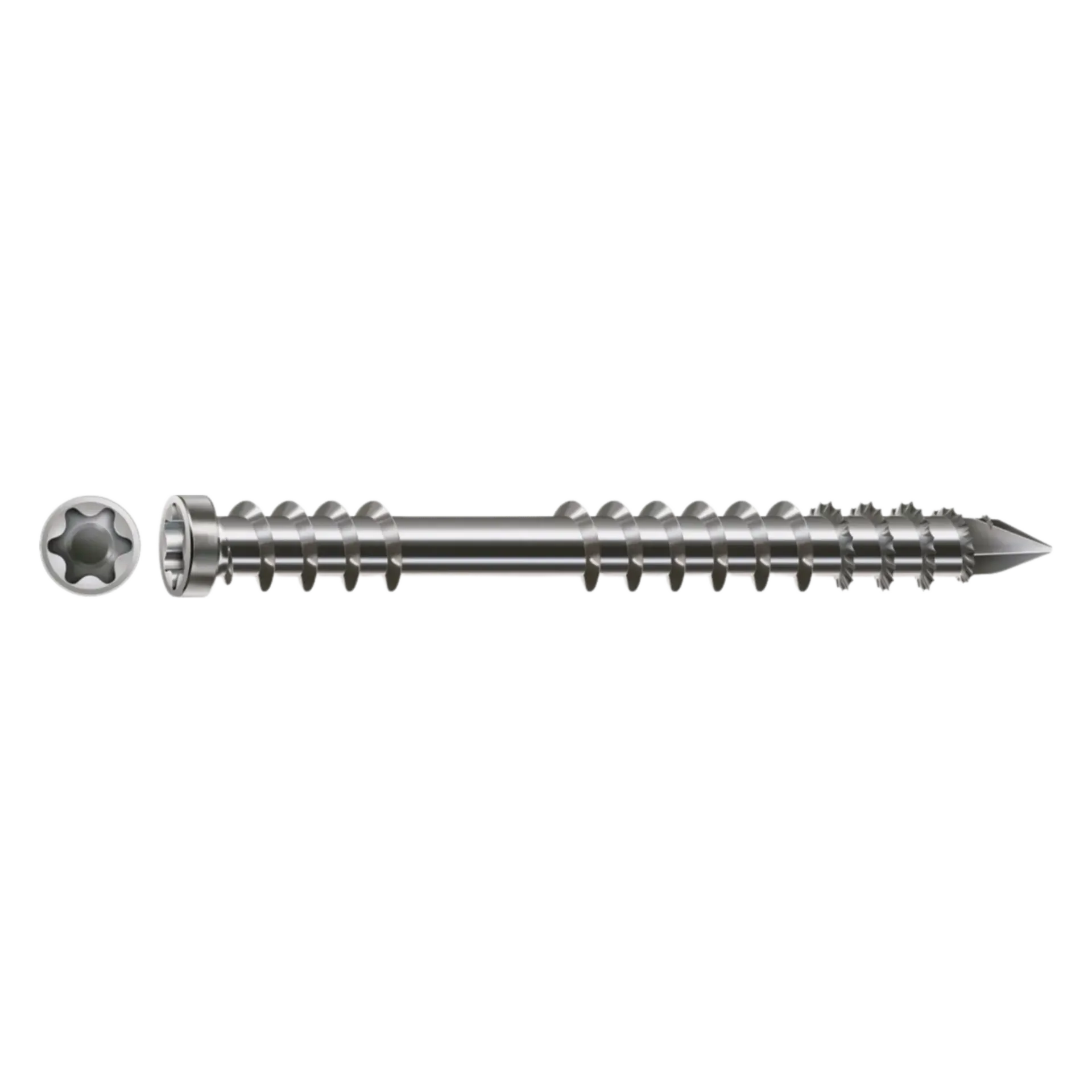 Terrasschroef Fixeerdraad cilinderkop Spax-D 5,0x40 TX25 inox 200st