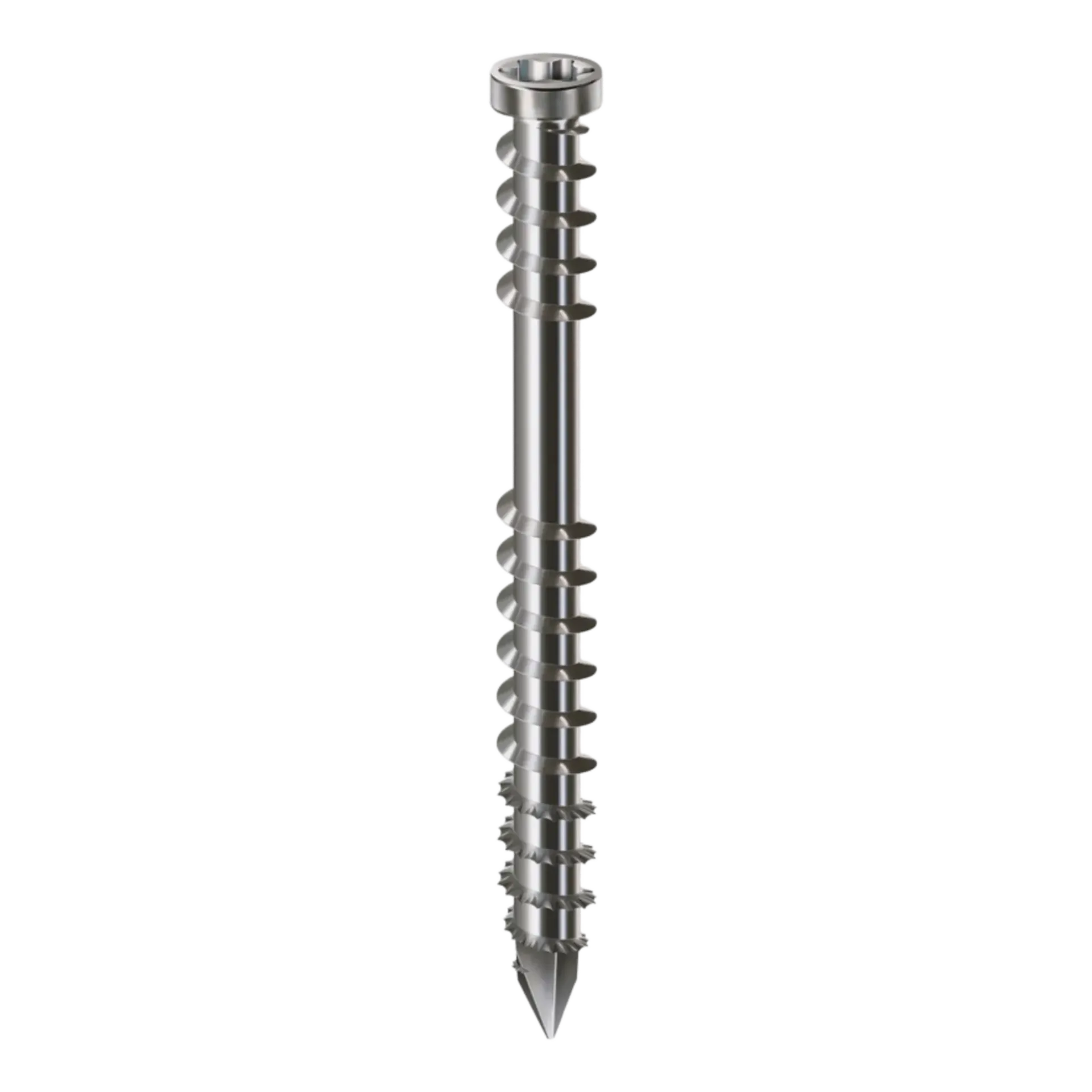Vis de terrasse à tête cylindrique avec fil de fixation 5,0x50 TX25 inox 200 pcs