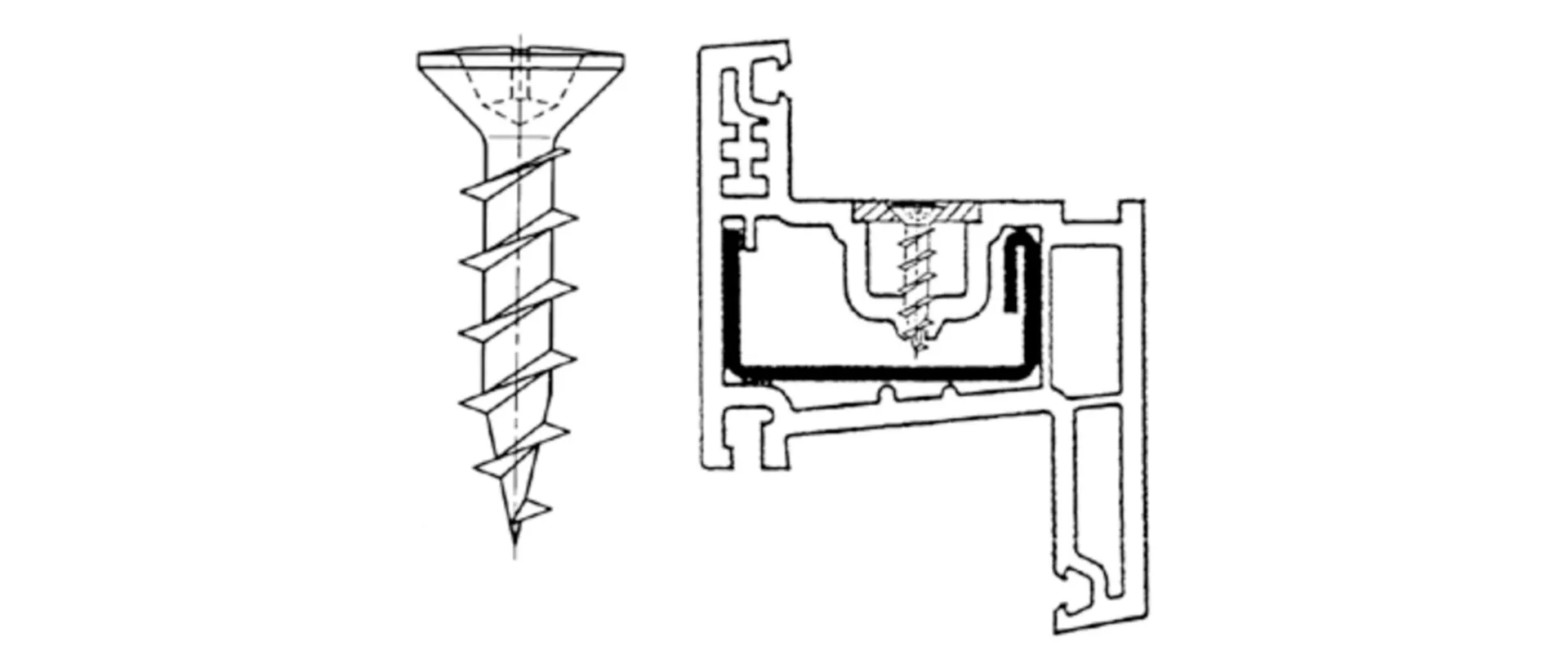 Ejot Vis auto-foreuse pour assemblage (35 mm)