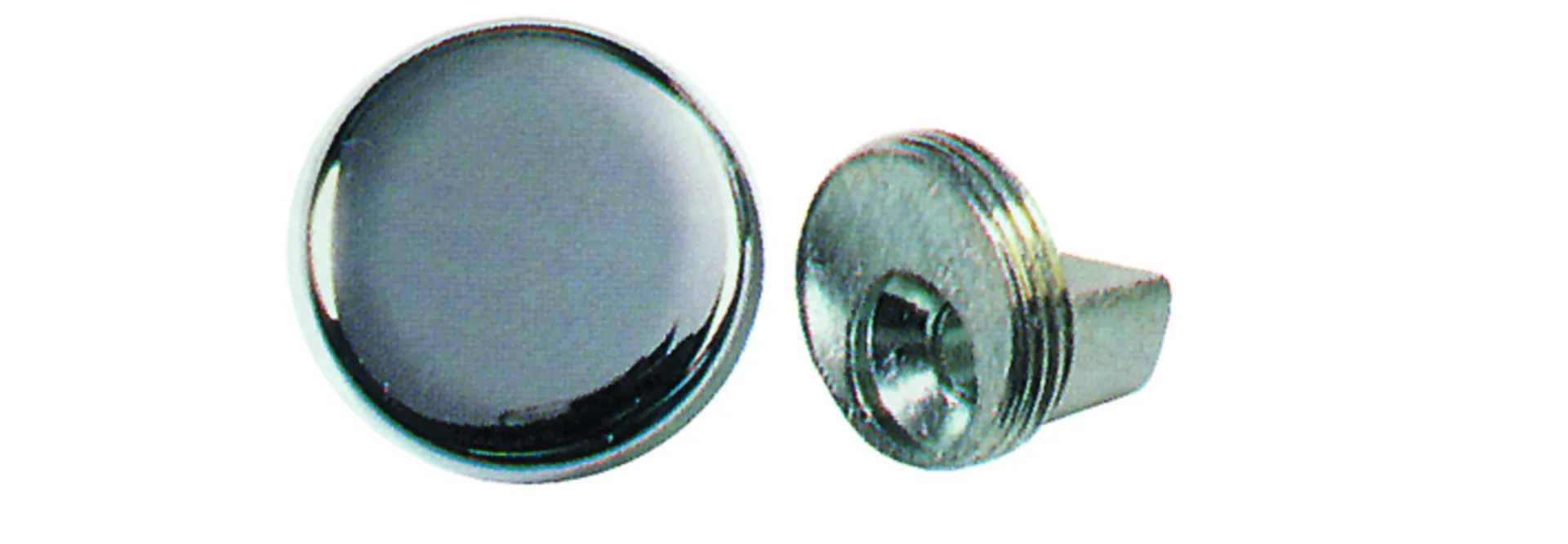 SET DE 4 PIECES PATTES A GLACE 5508.30.2 Ø20MM - CHROMÉ BRILLANT