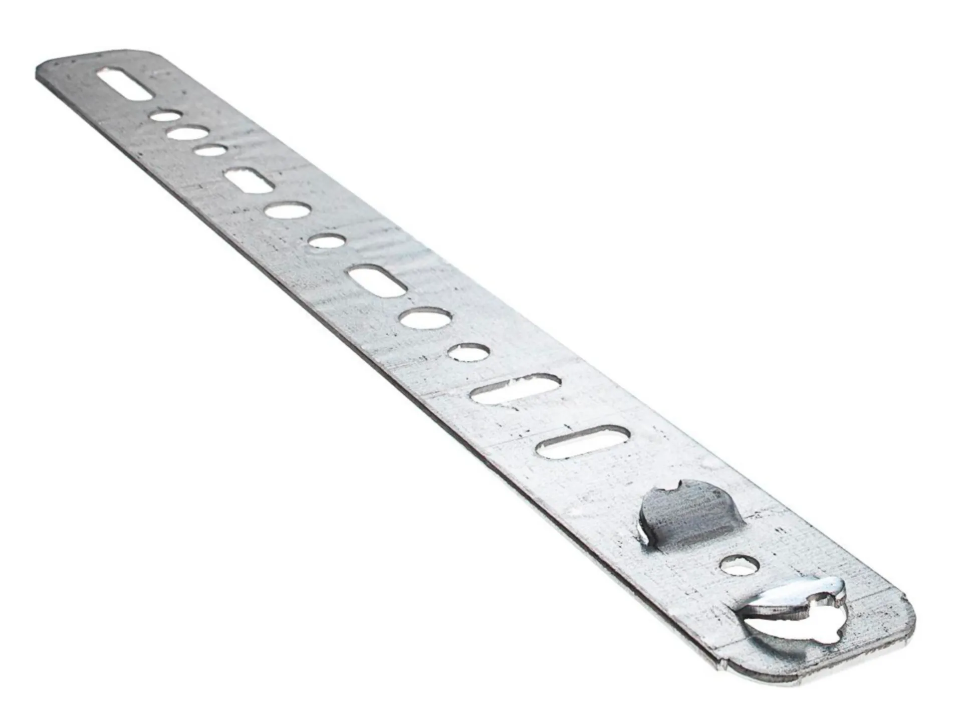 MS Decoupe patte de fixation Aluplast plat (acier galvanisé, 280 x 30 x 2 mm)