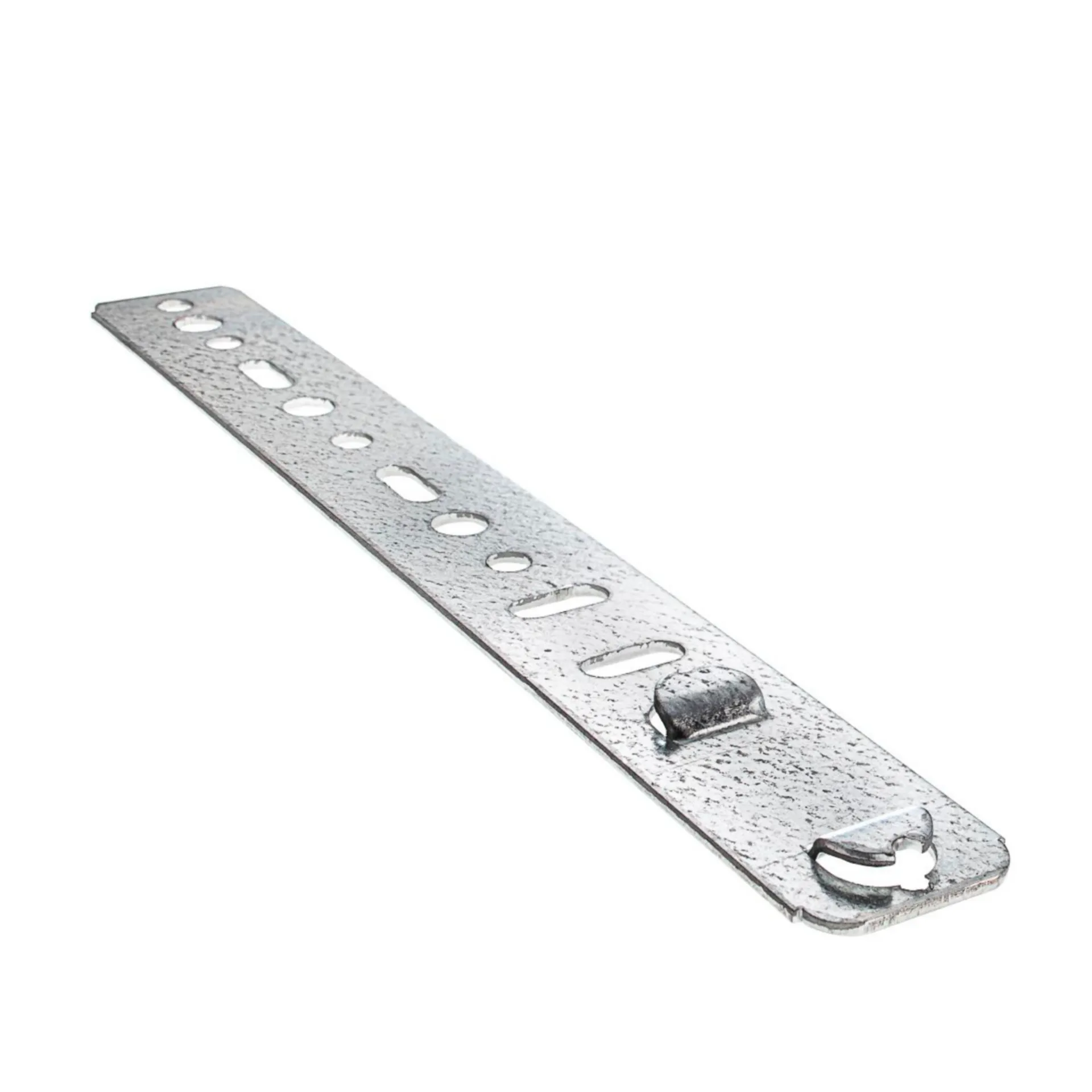 MS Decoupe patte de fixation 76 mm plat (acier galvanisé, application PVC, 240 mm)