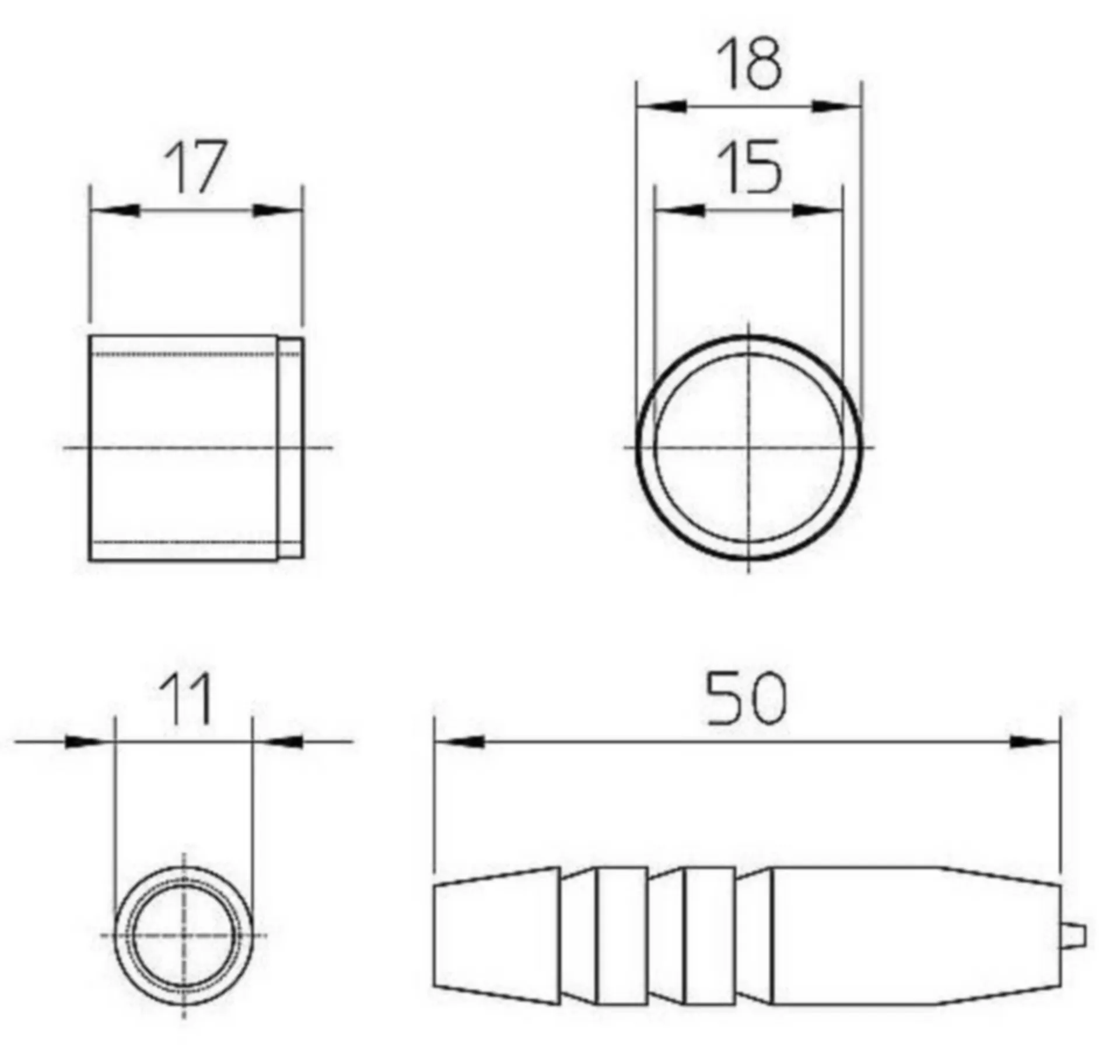 GRIFFE ANTI-DÉGONDAGE 2826 50X17MM ACIER TREMPÉ ZINGUÉ