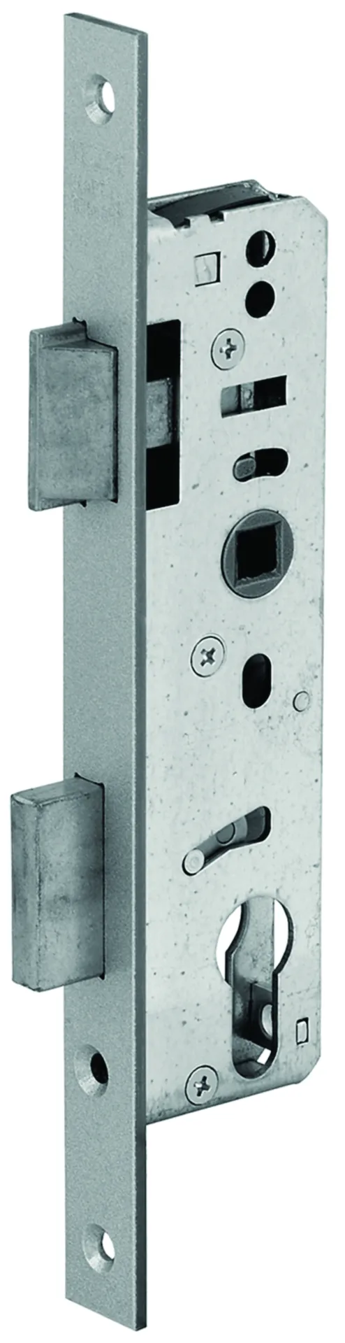 DAG-NACHTSLOT PZ 1438 - 45 - 92 - VOORPLAAT INOX U24X6X2X245 - KEERBAAR
