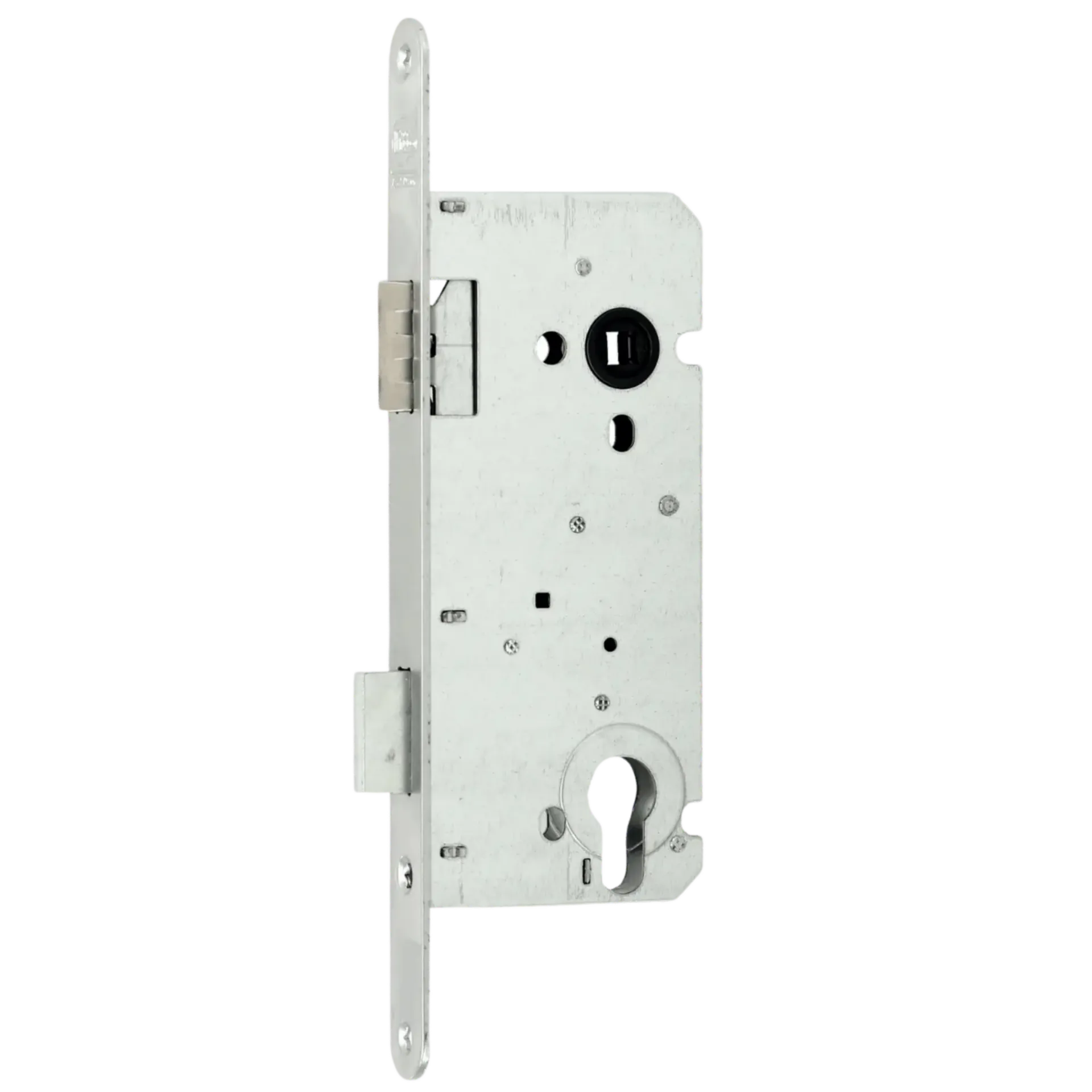 Dag-nachtslot PZ A2653.21 - 55/110 - afg. voorplaat gelakt 22 x 260 mm zon. tgpl omkeerbaar