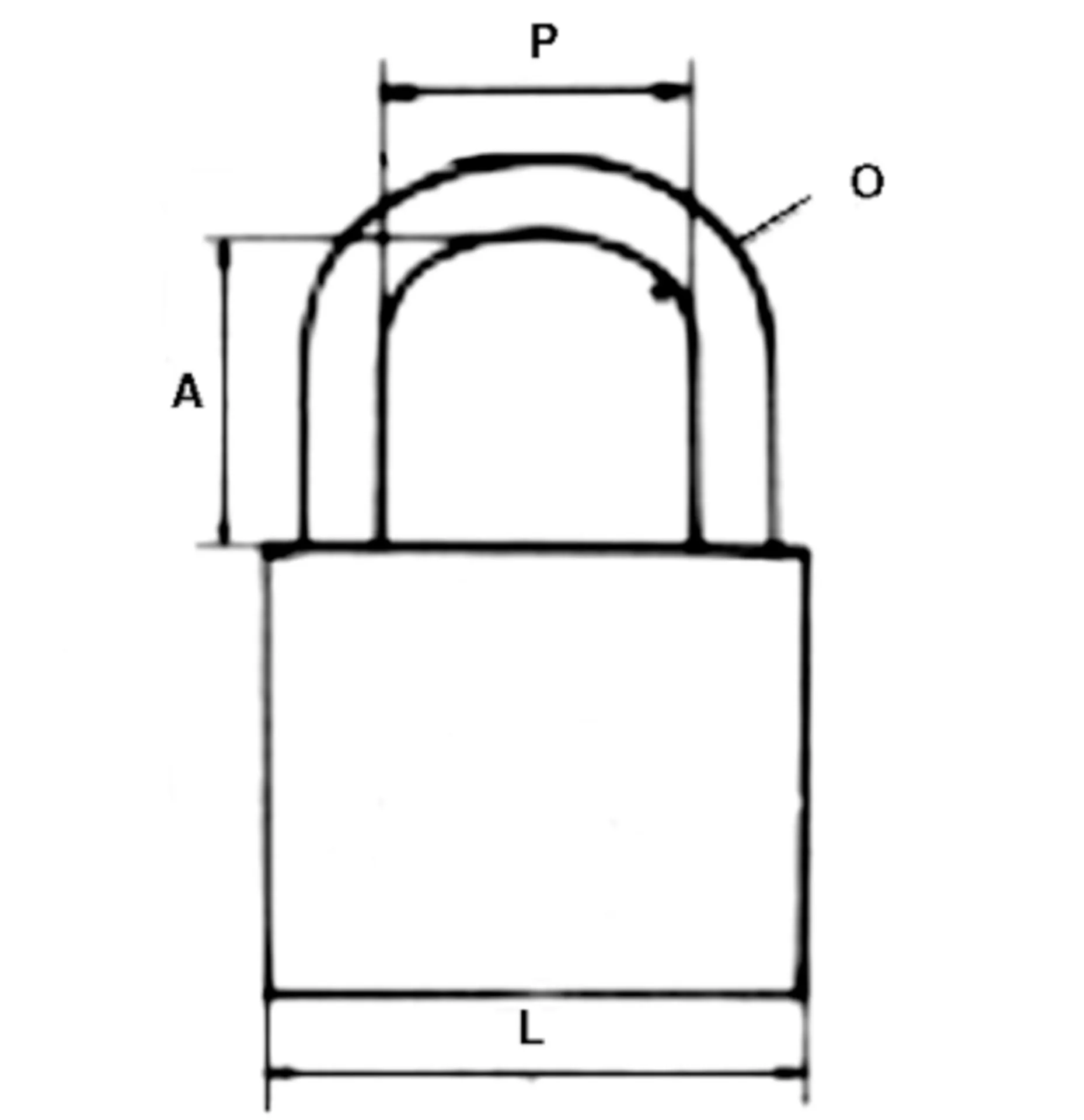 Abus 160/40 cijferslot (3 cijfers)