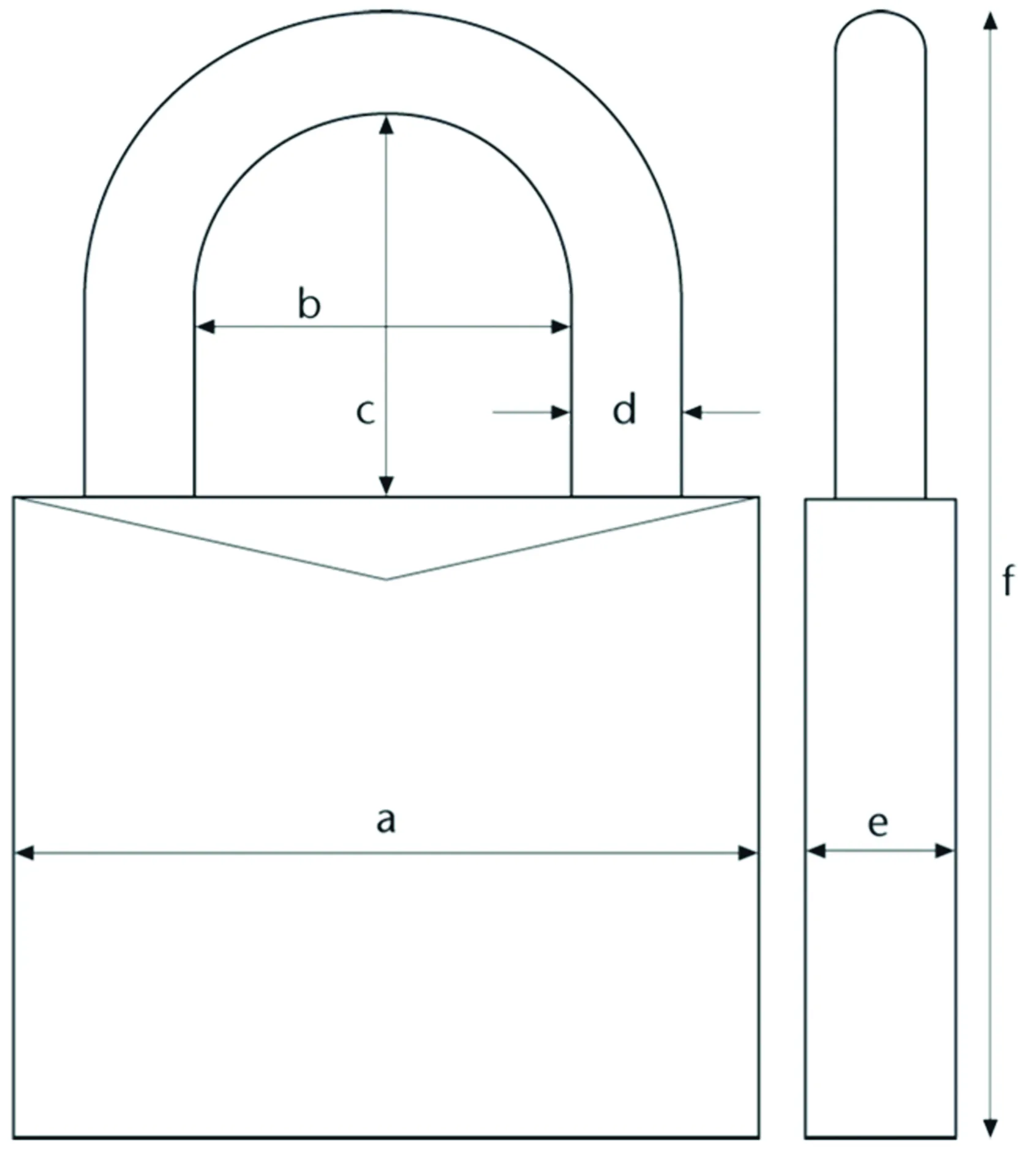 Abus 55/40 cadenas laiton (anse acier 6 mm, hauteur 22 mm)