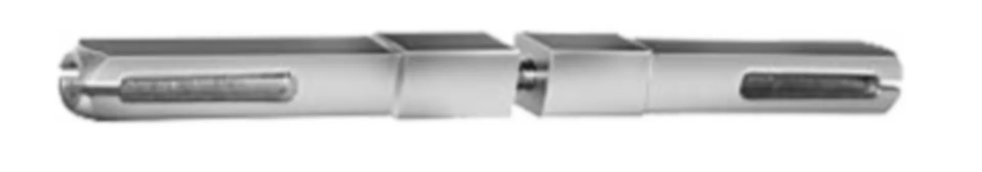TIGE CARRÉ DIVISÉ NR.5/6 L.104MM 8-9-8 ZINGUÉ