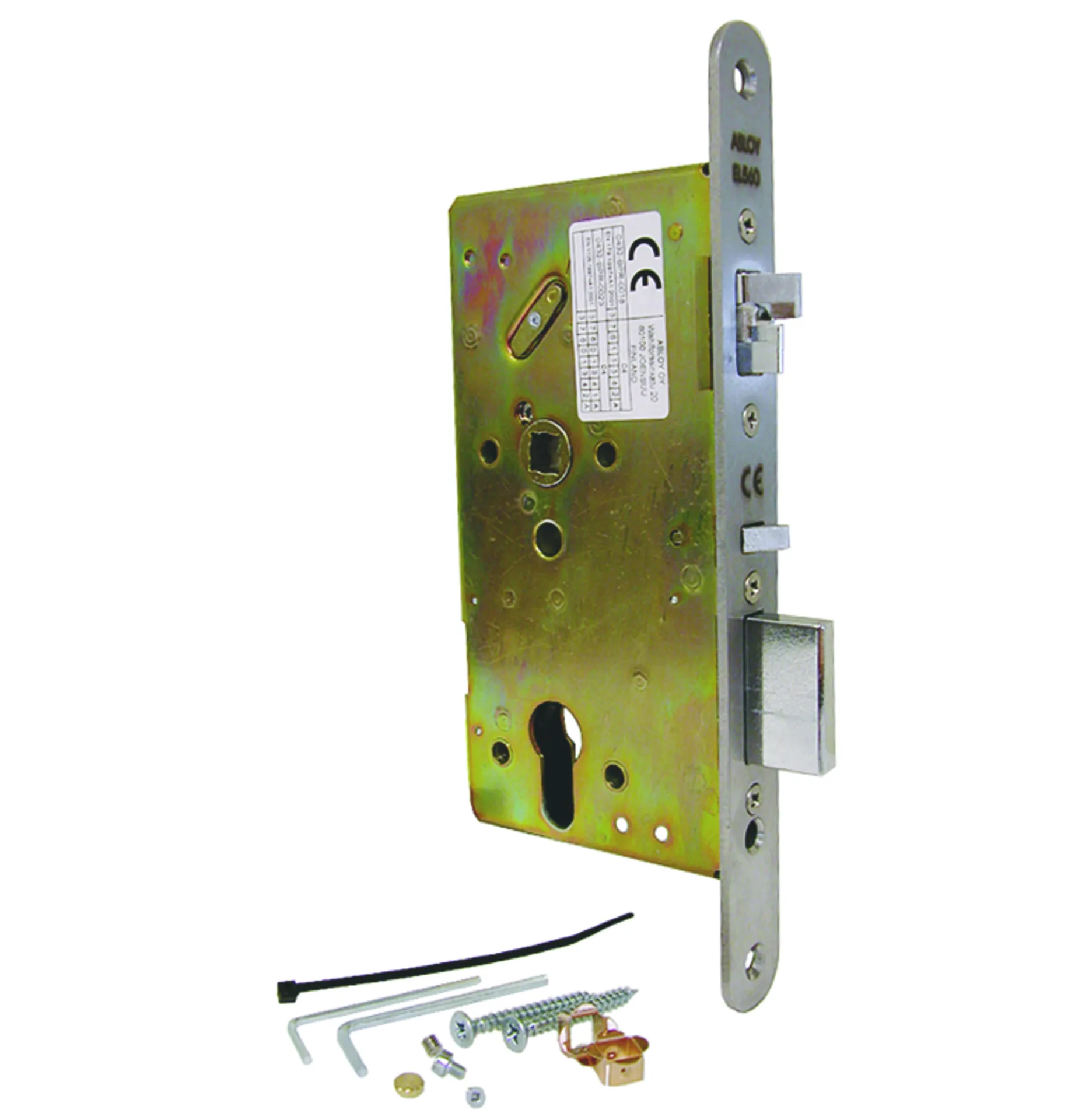 Abloy EL560 Paniekslot (RVS, 12-24V DC, E = 65 mm)