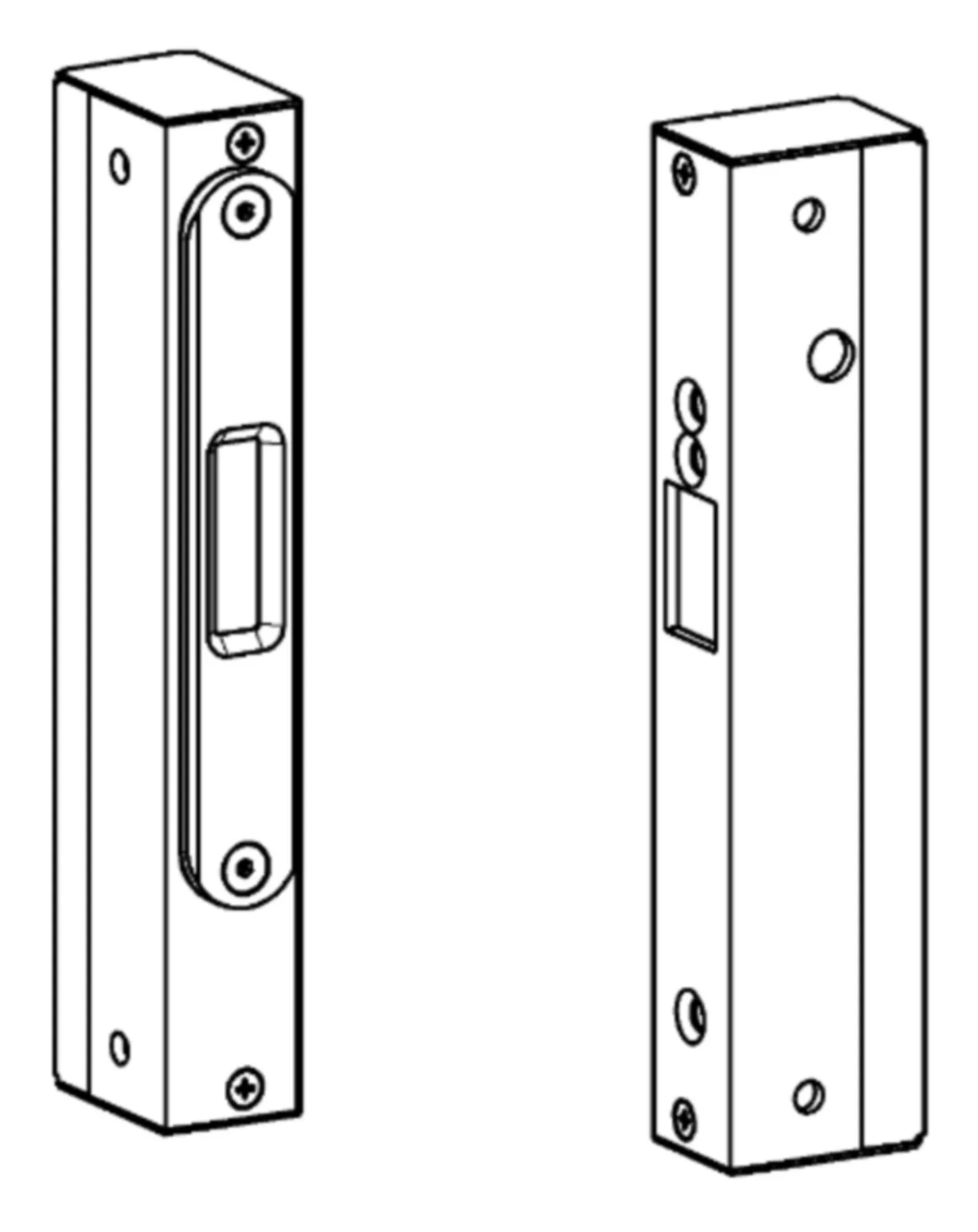 BOÎTIER EN APPLIQUE POUR SERRURE 351M80
