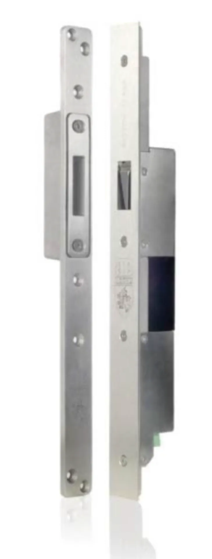 B and B Locks A1BSANOCYL-ASP serrure de sécurité électrique (sans cylindre, gâche réglable)