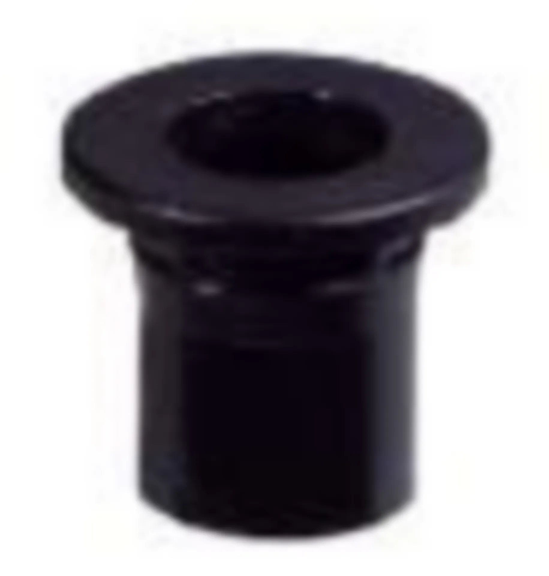 Deni 7298 sluitplaat (zwart, plafondhuls, diam 20 mm, 18 x 10,5 mm)