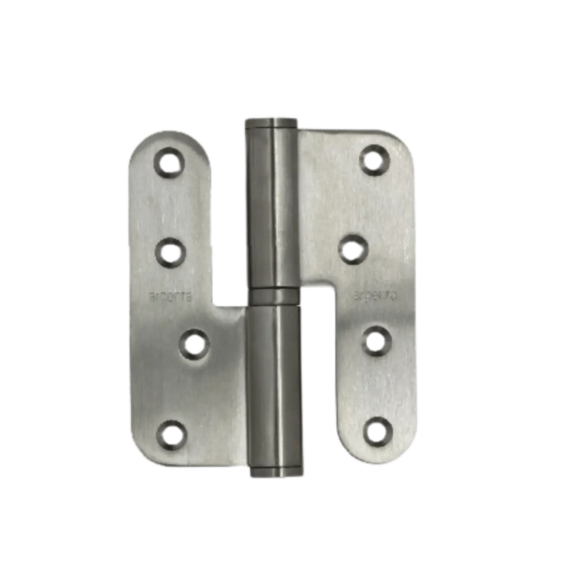 Paumelle 100x86mm Ouverte DS Fini Dia 16mm Épaisseur 3mm Inox 201