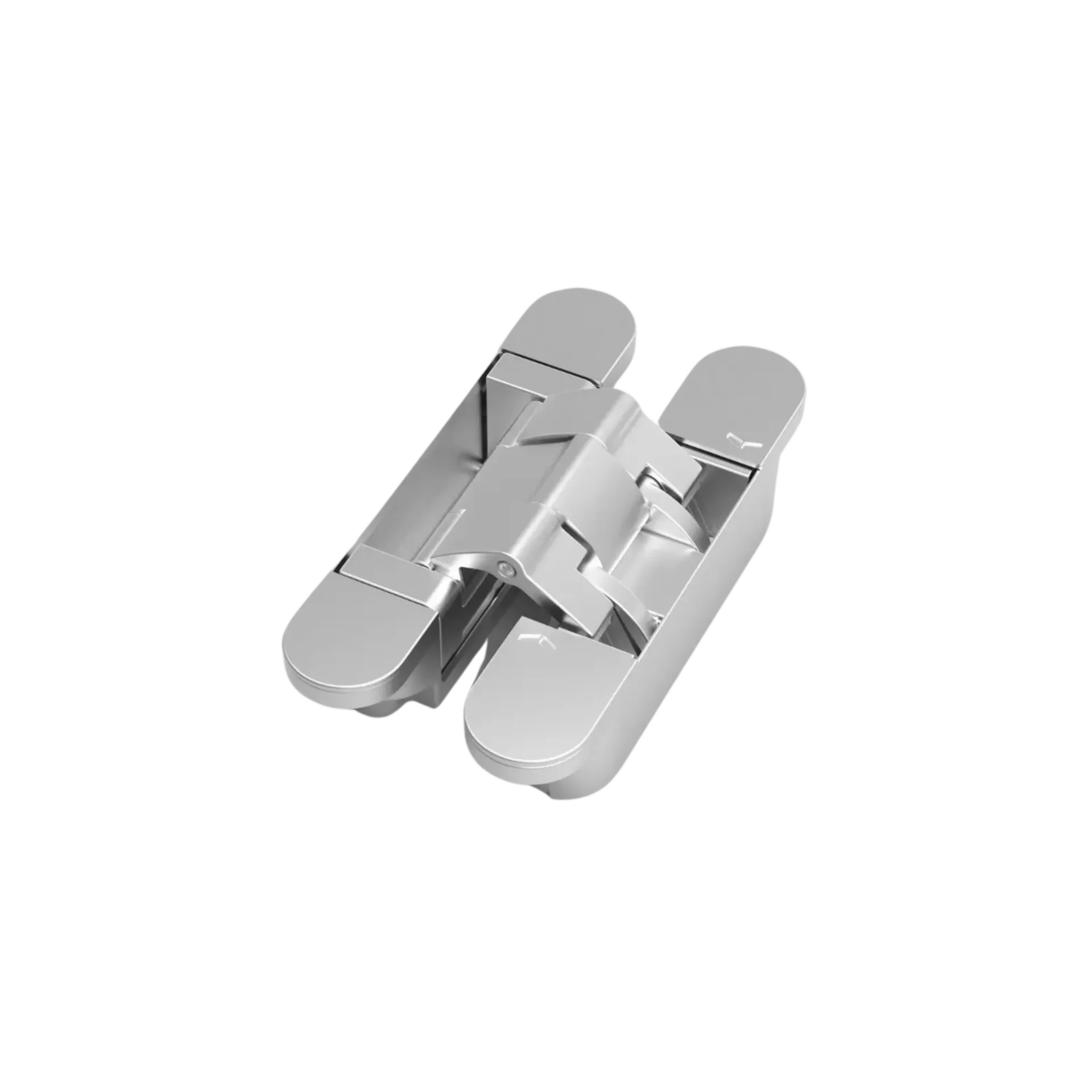 Onzichtbaar scharnier Invisible Neo M6 tot 100kg LS/RS Mat Chroom Onzichtbaar scharnier Invisible Neo M6 tot 100kg LS/RS Mat Chroom