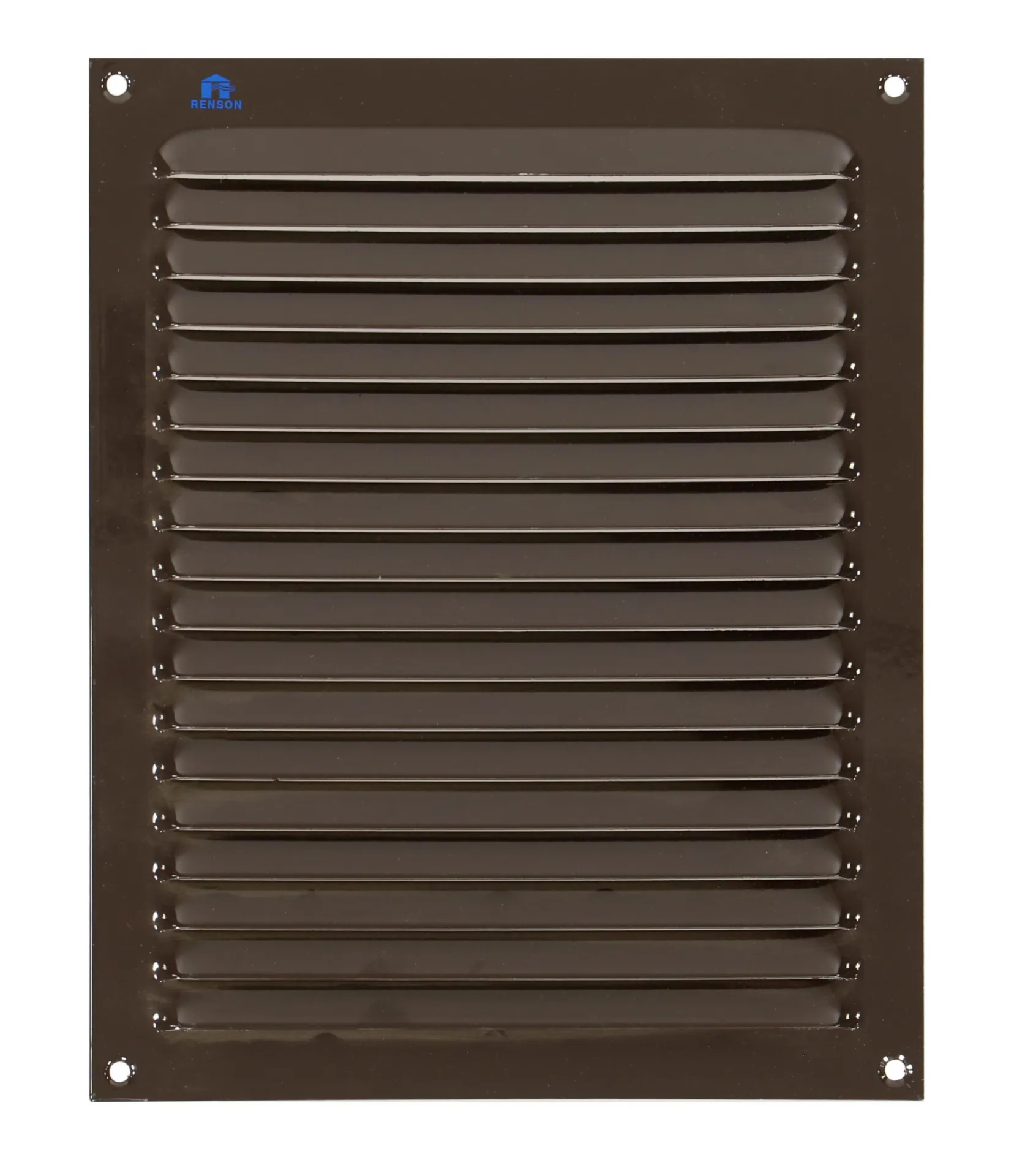 GRILLE AERATION 436 - 200X250MM (BXH) RAL 8019 SANS MOUSTIQUAIRE