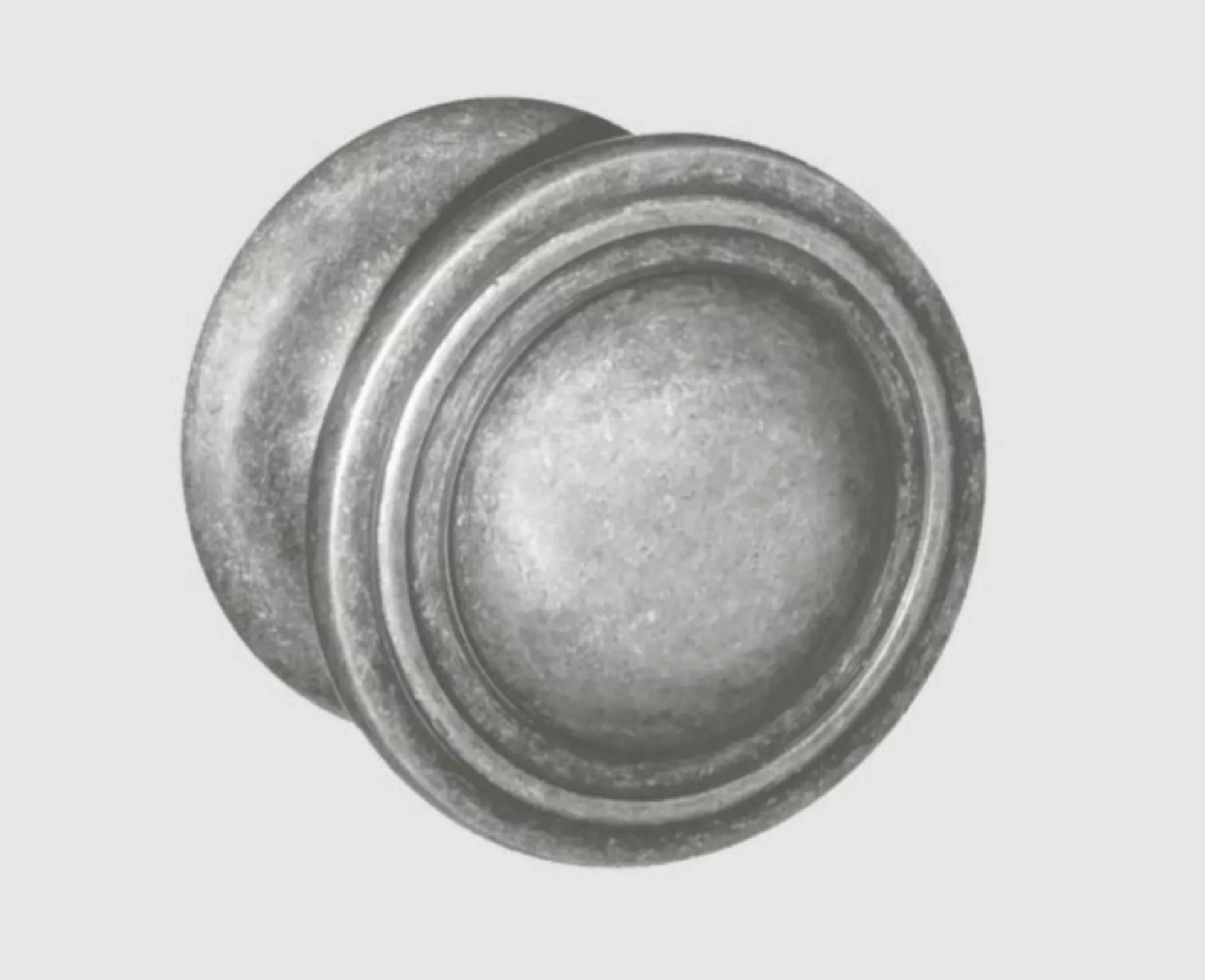 DEURKNOP QUINCALUX 202 (STUK) DIA. 84MM H.60MM MESSING VERTIND (96)
