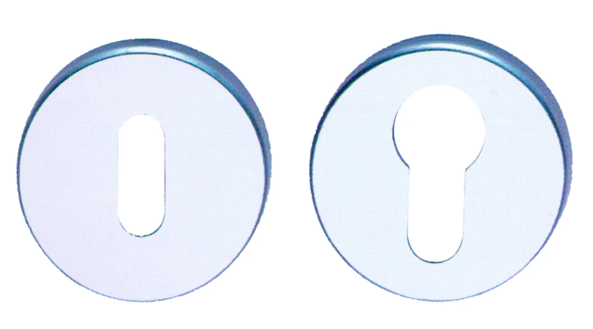 Brialma 9400P Rosaces rondes pour clé (aluminium F1, 50 mm)