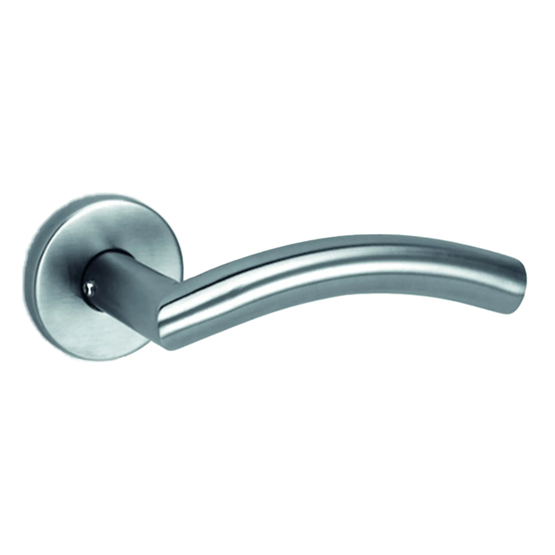 Paar krukken "Bow 02" TL ø19mm op ronde rozet - TL3109 - inox
