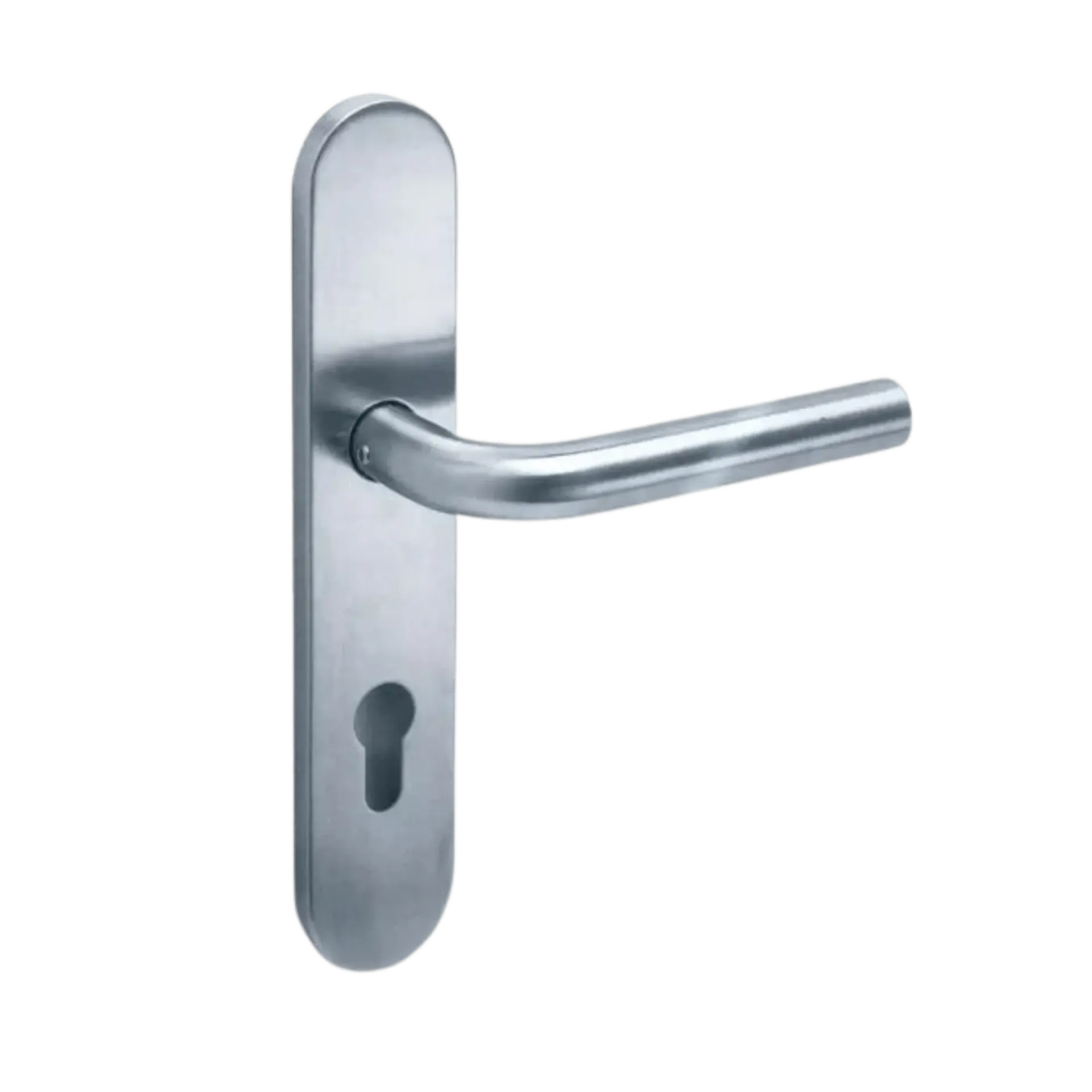 GRT deurkruk TL L-model ø19mm op lange plaat blind - TL0302 02 - inox