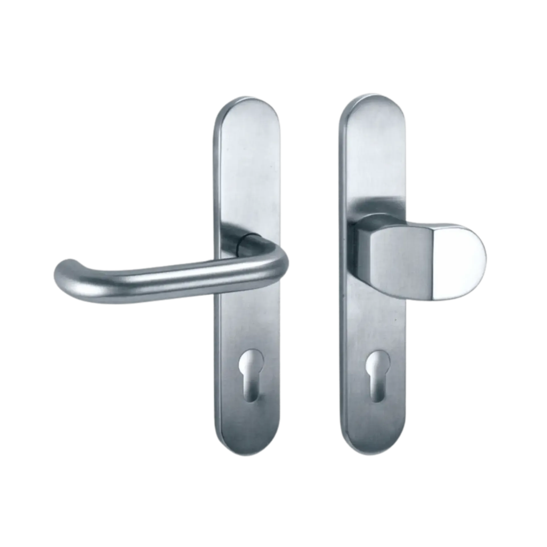 Veiligheidsgarnituur knop/kruk TL1302S 106-PZ 72 inox 229X44mm