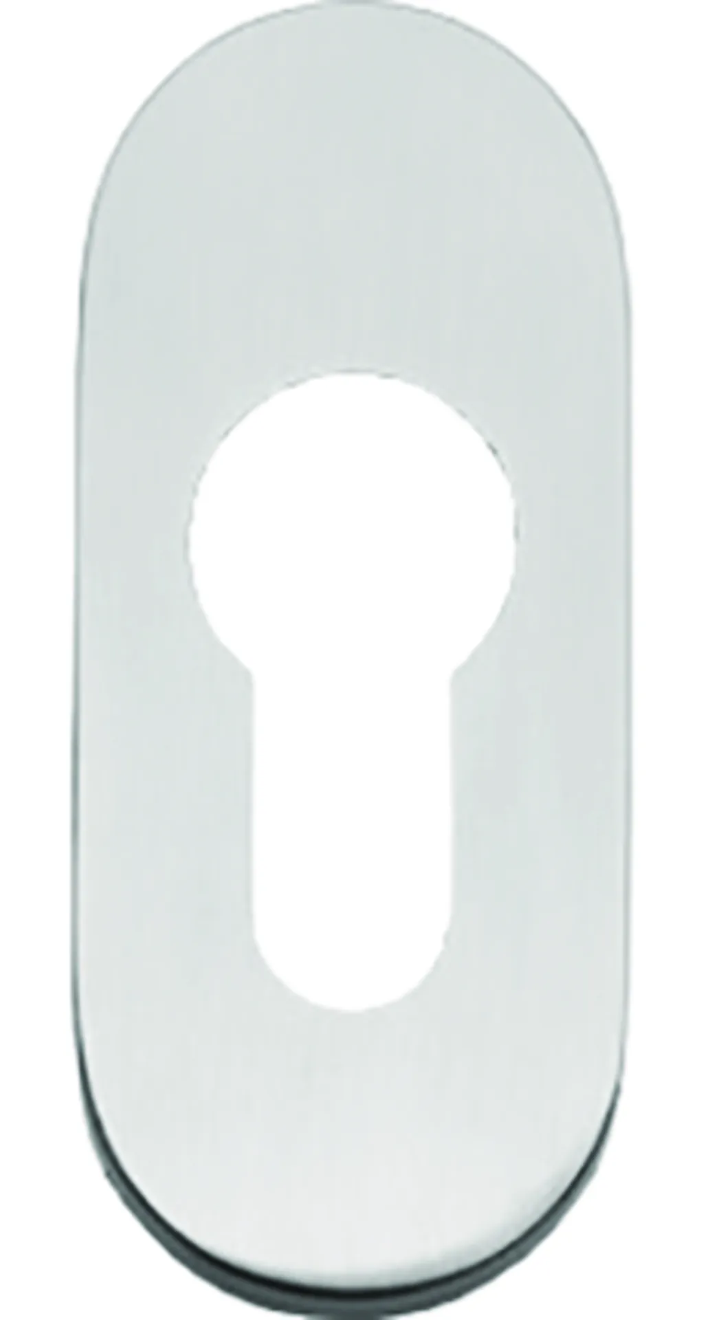 Intersteel rosace de sécurité coulissante ovale (inox, épaisseur 10 mm)