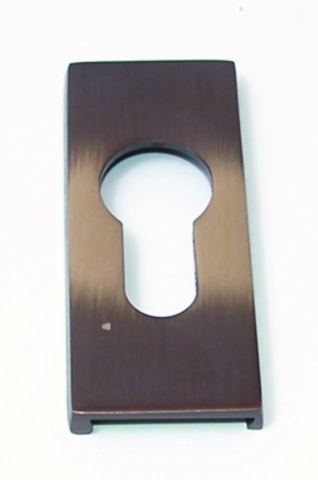 PLAQUE DE SECURITE RECTAGULAIRE 6MM BRONZE