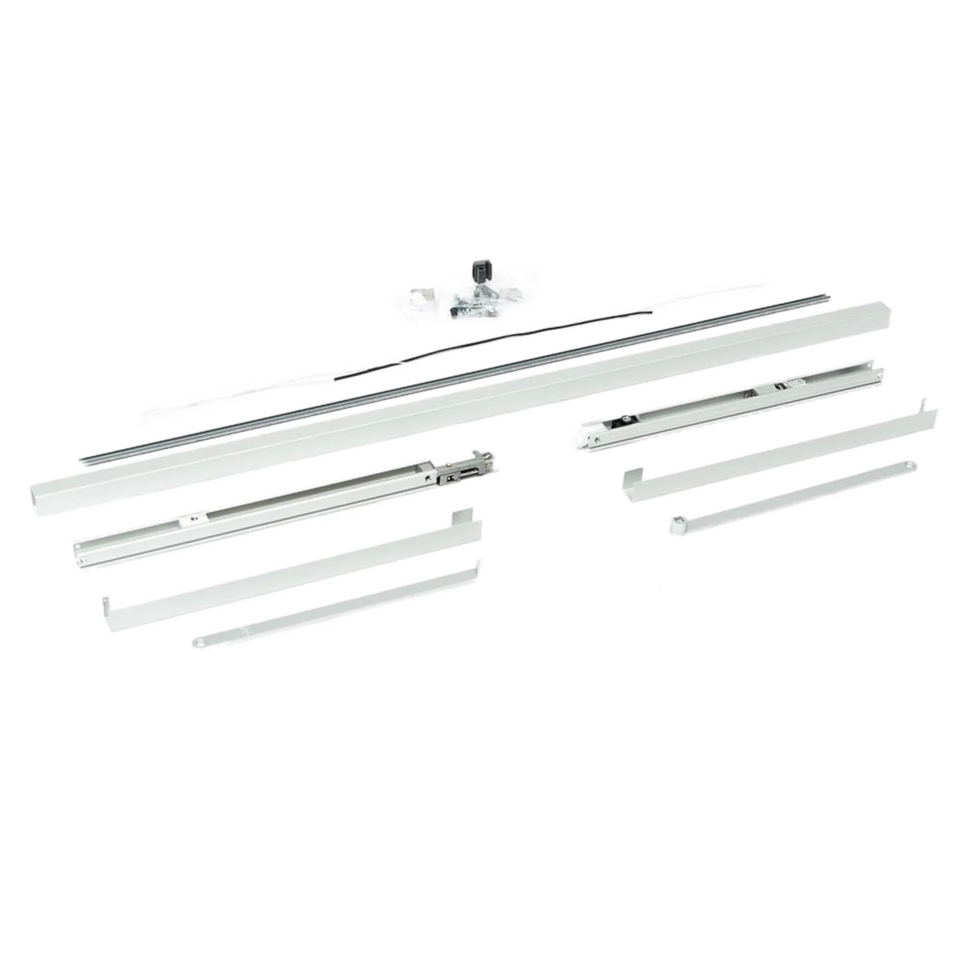 Bras glissant GSR-EMF 1, Contur, Porte double V-1350-2500mm, Couleur argent