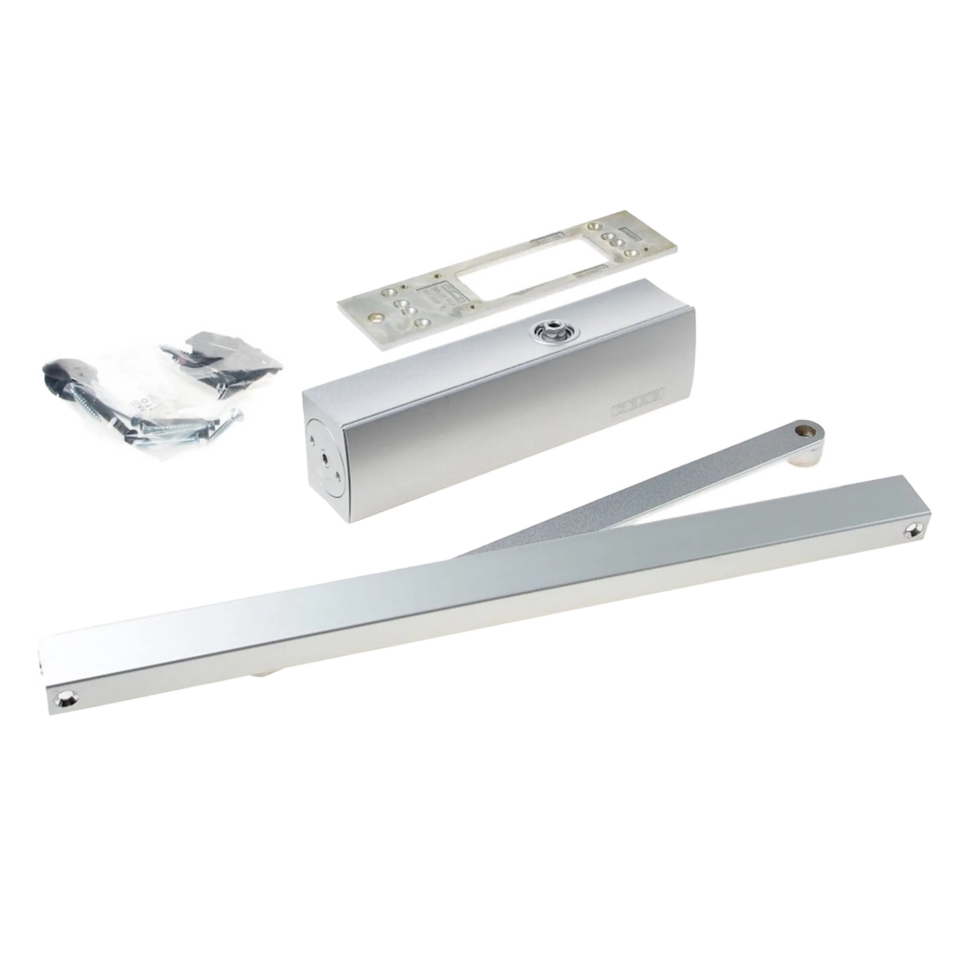 Ferme-porte TS 3000 V EN1-4 avec bras glissant/plaque de montage, Couleur argent