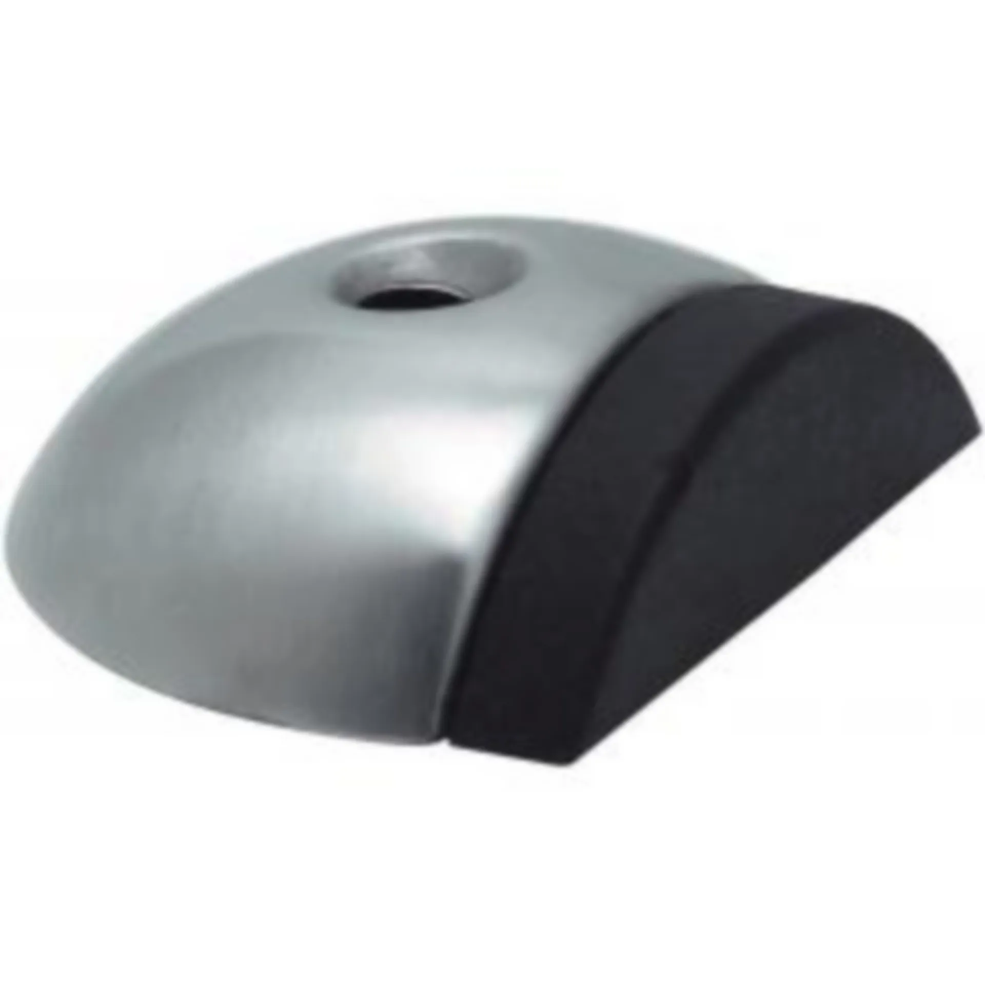 Artitec 01995 deurstop (halve maan, inox, vloermontage)