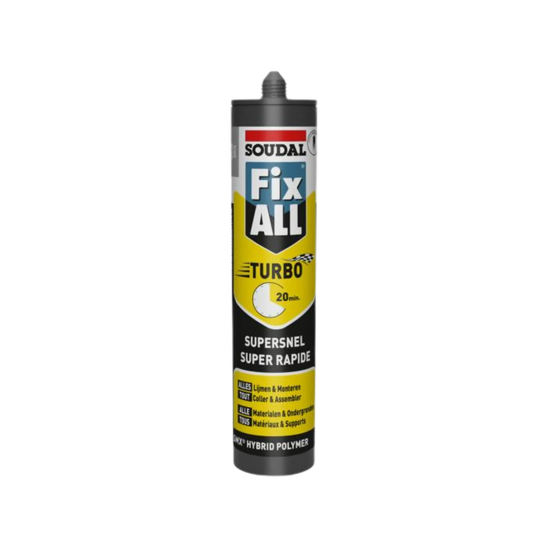 Fix-All Turbo - Mastic Colle - 290 Ml - Gris