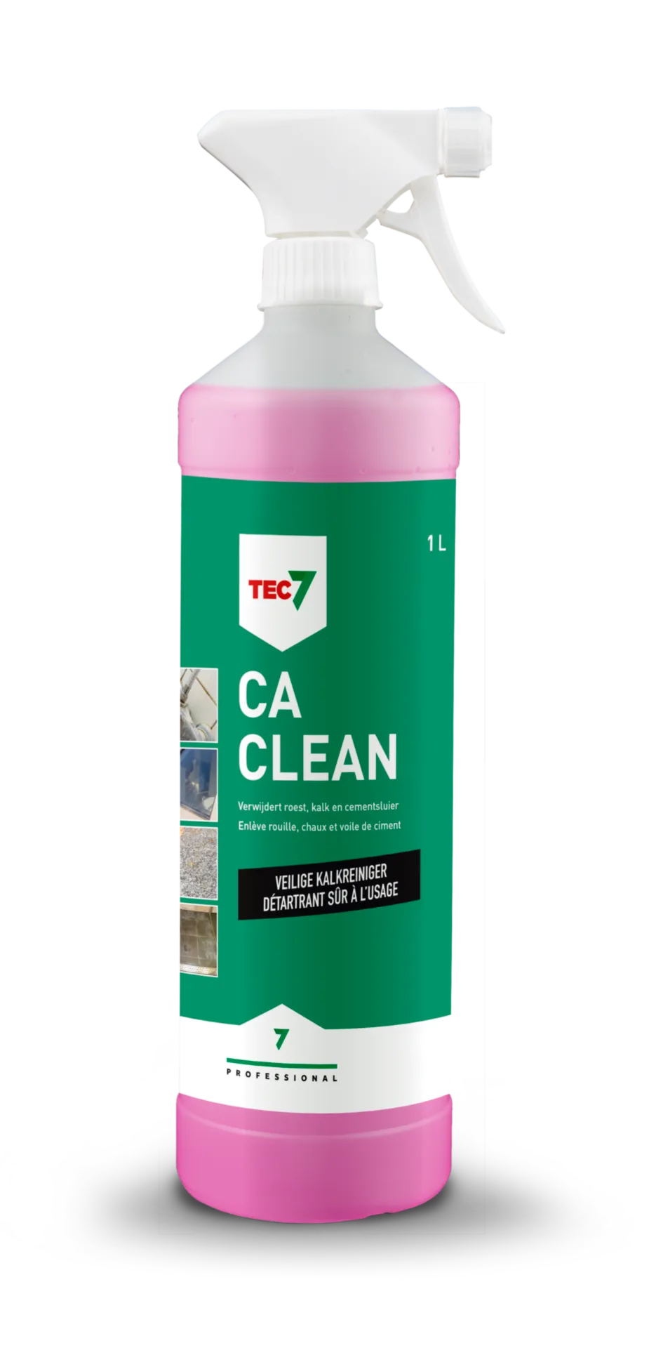 KALK-EN CEMENTVERWIJDERAAR - TEC7 CA CLEAN - FLACON 1 LITER