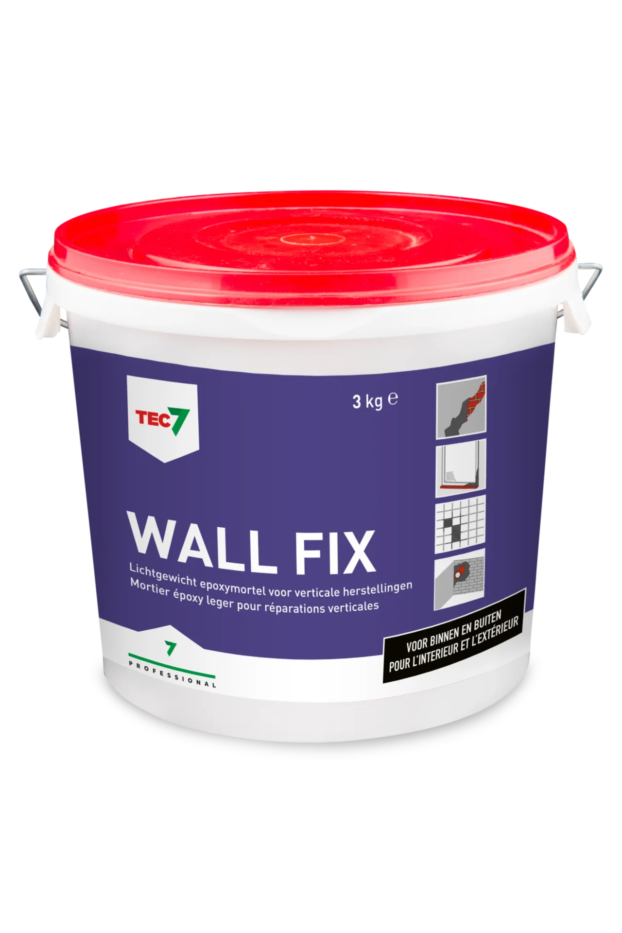 EPOXYMORTEL - TEC7 WALL FIX - 2-COMPONENTEN 3KG