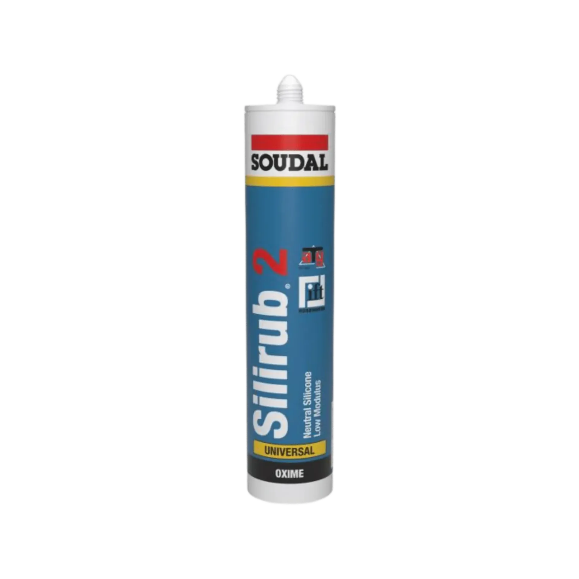 Cartouche de silicone neutre Silirub 2 - 300 ml - marron clair