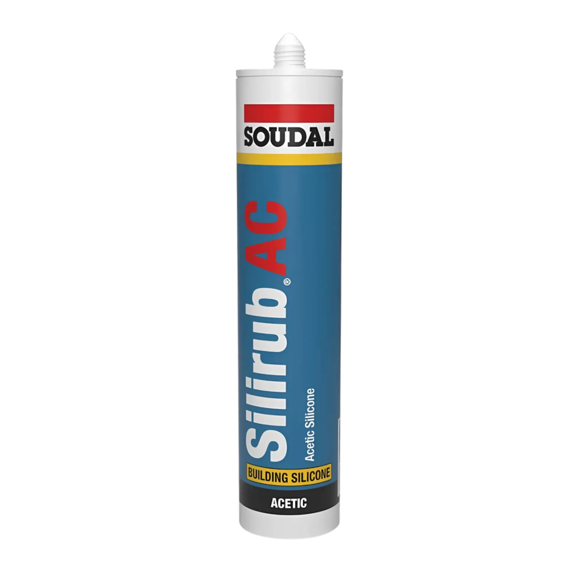 Azijnzuurhoudende silicone Silirub AC koker 300 ml - transparant