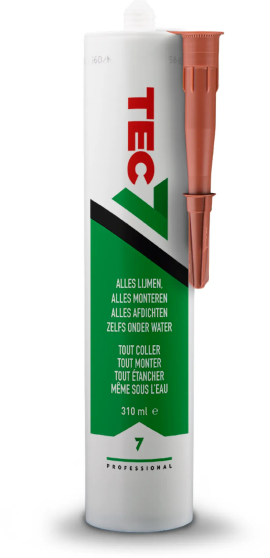 MONTAGEKIT - MS-POLYMEER - TEC7 - TERRACOTTA / RAL3012 -  KOKER 310ML