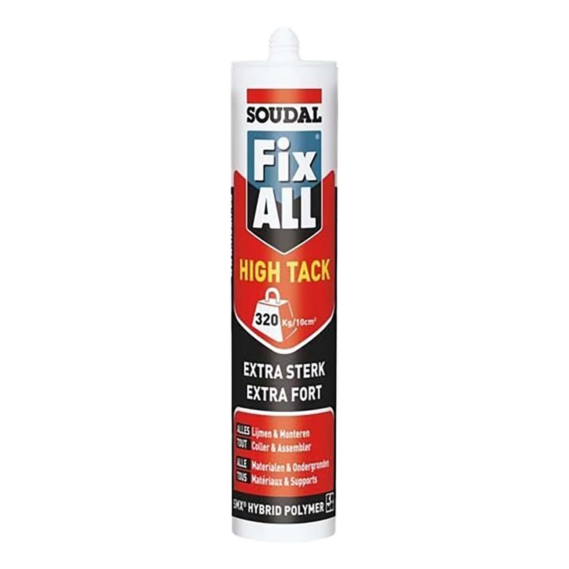 Fix-All High Tack - Polymère SMX - Mastic Colle - 290 Ml - Gris Fix-All High Tack - Polymère SMX - Mastic Colle - 290 Ml - Gris