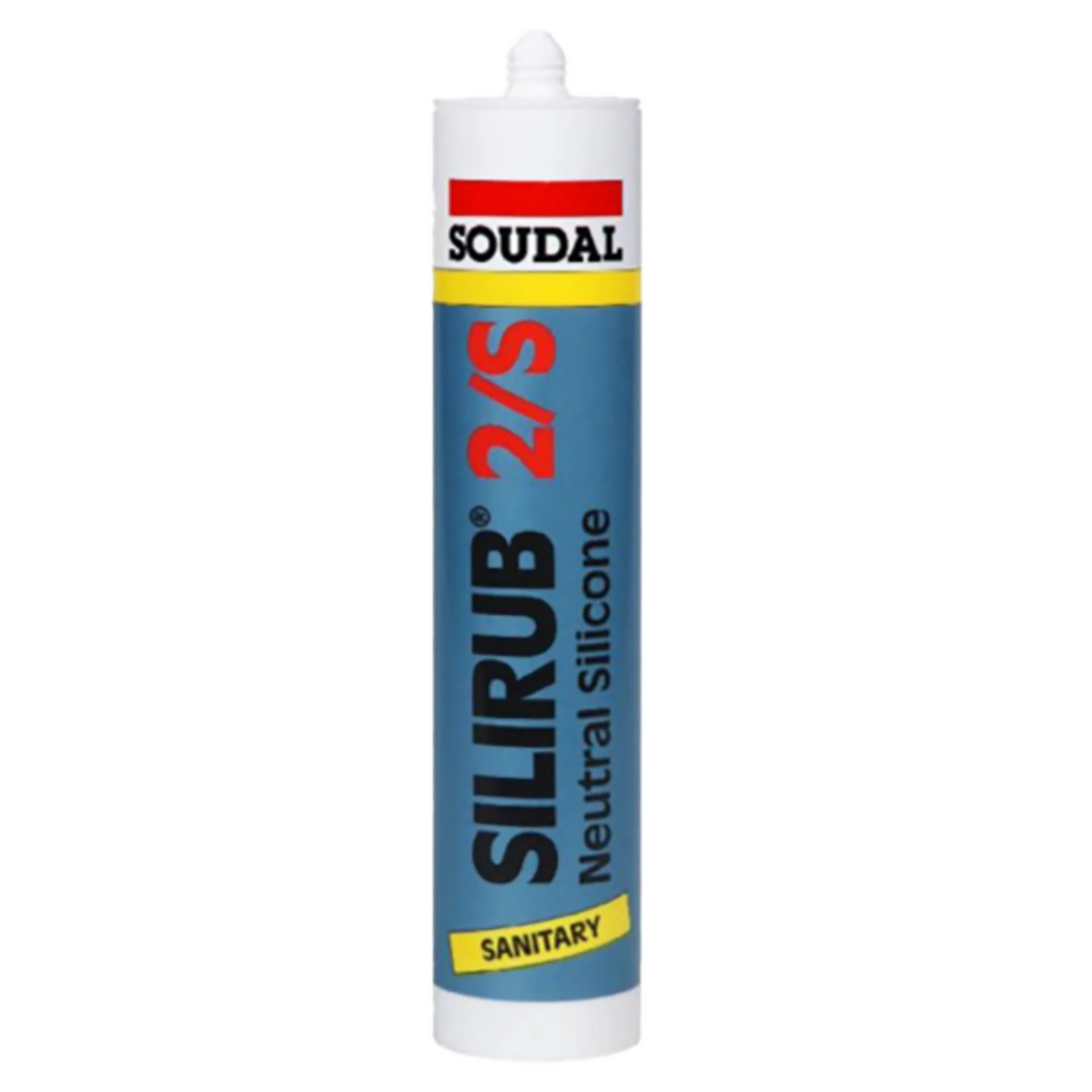 Silirub 2/S Sanitair - Neutrale Silicone - Koker 300 ml - Transparant