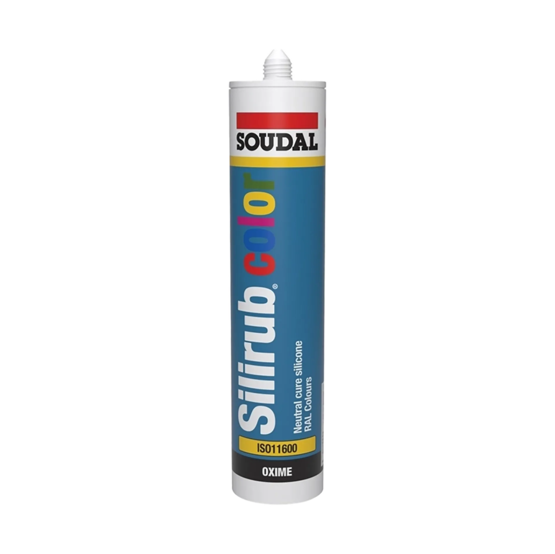 Cartouche 300ml silicone neutre Silirub Color - bleu acier / RAL 5011