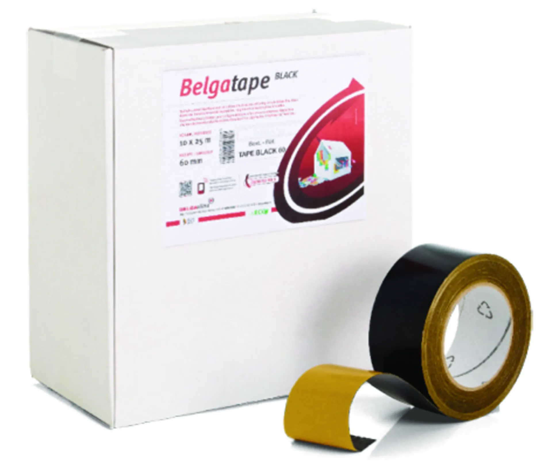 BelgaClima Belgatape Black (60 mm x 25 m)