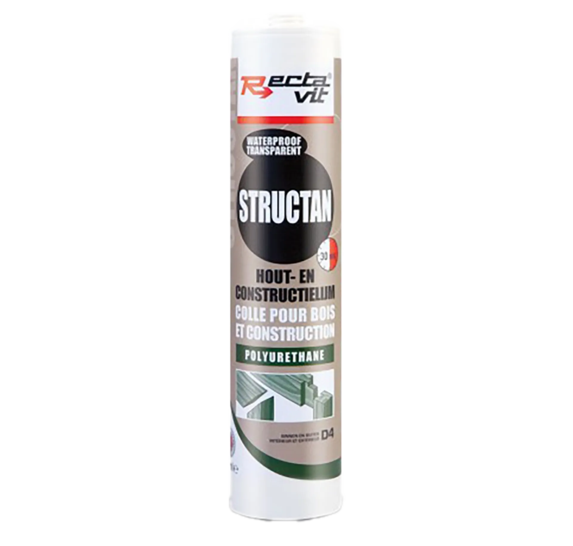 Structan Colle D4 Trans - Cartouche (310 ml)