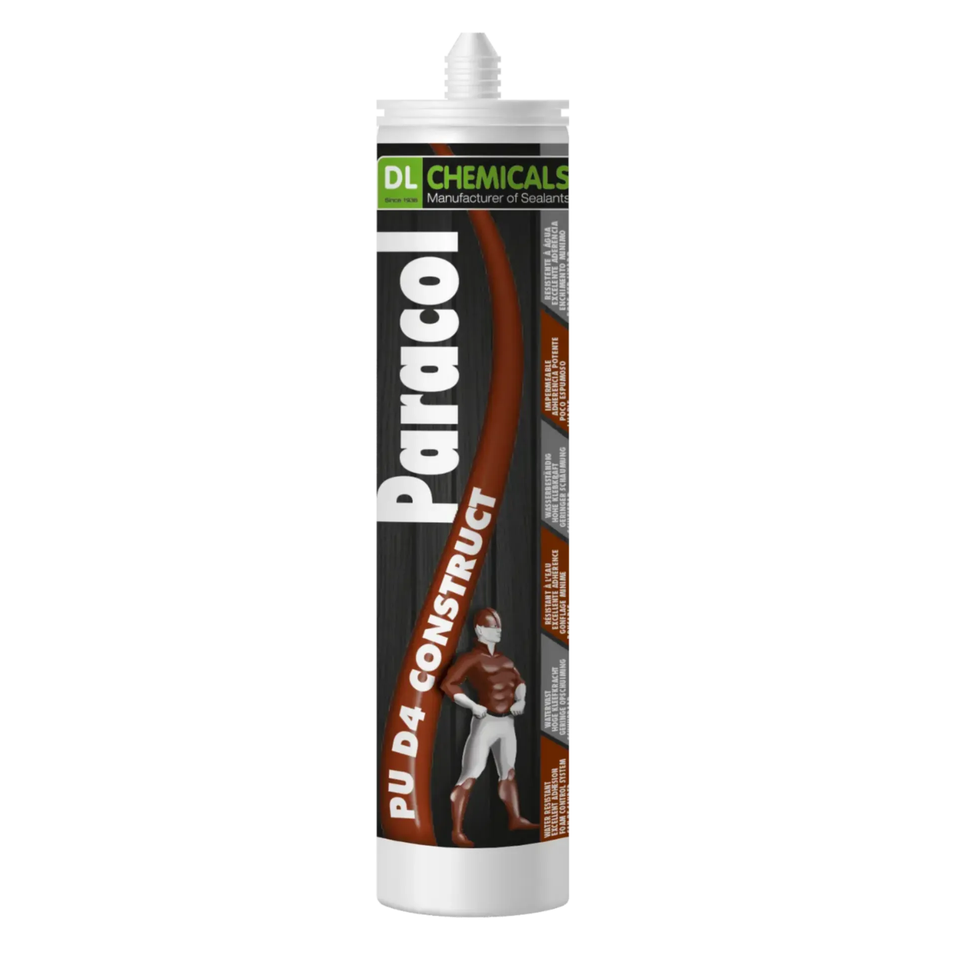 Paratan/D4 Construct PU-Constructielijm (Koker 310ml)