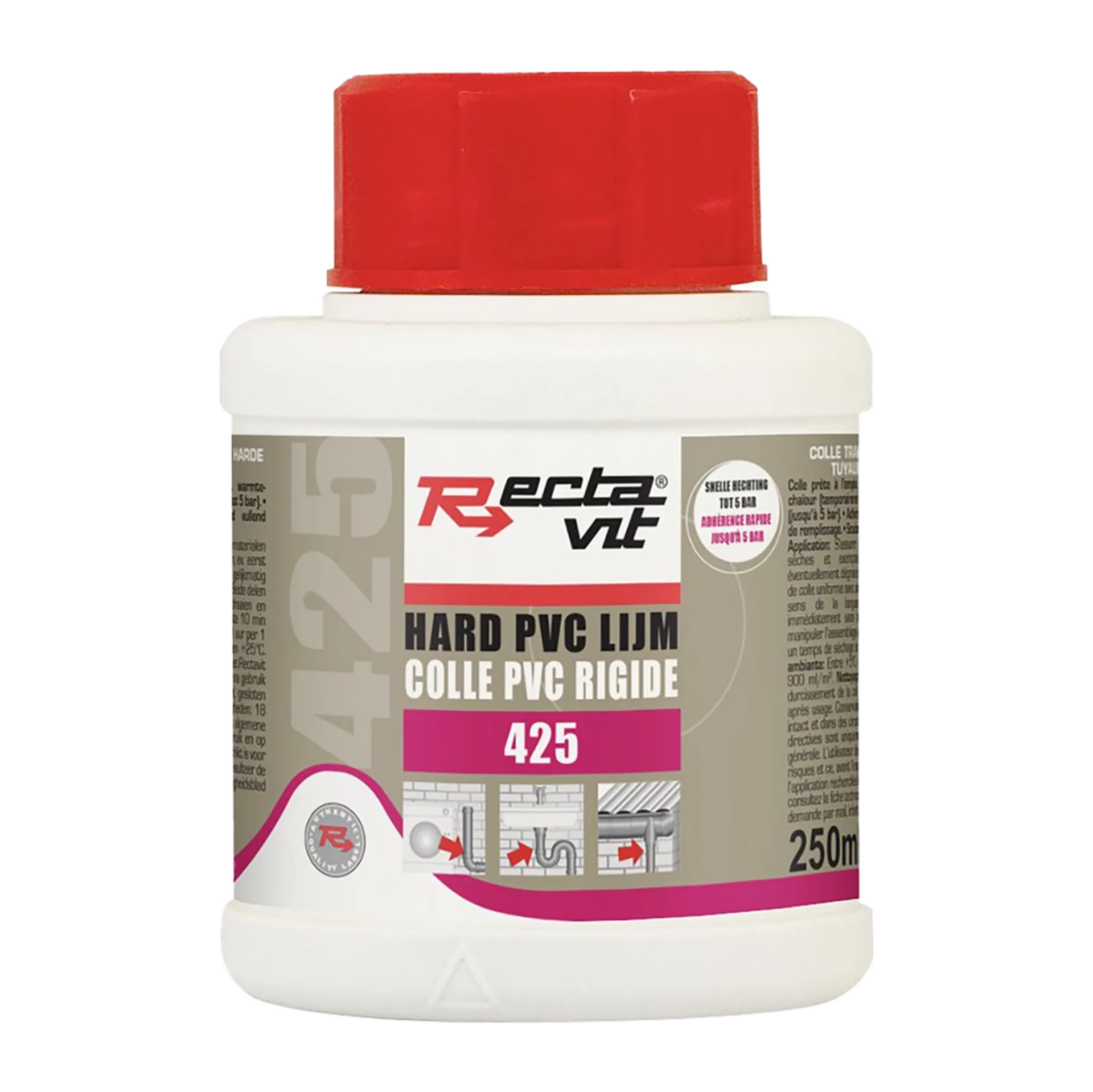 425 lijm voor harde pvc - 250ml 425 lijm voor harde pvc - 250ml