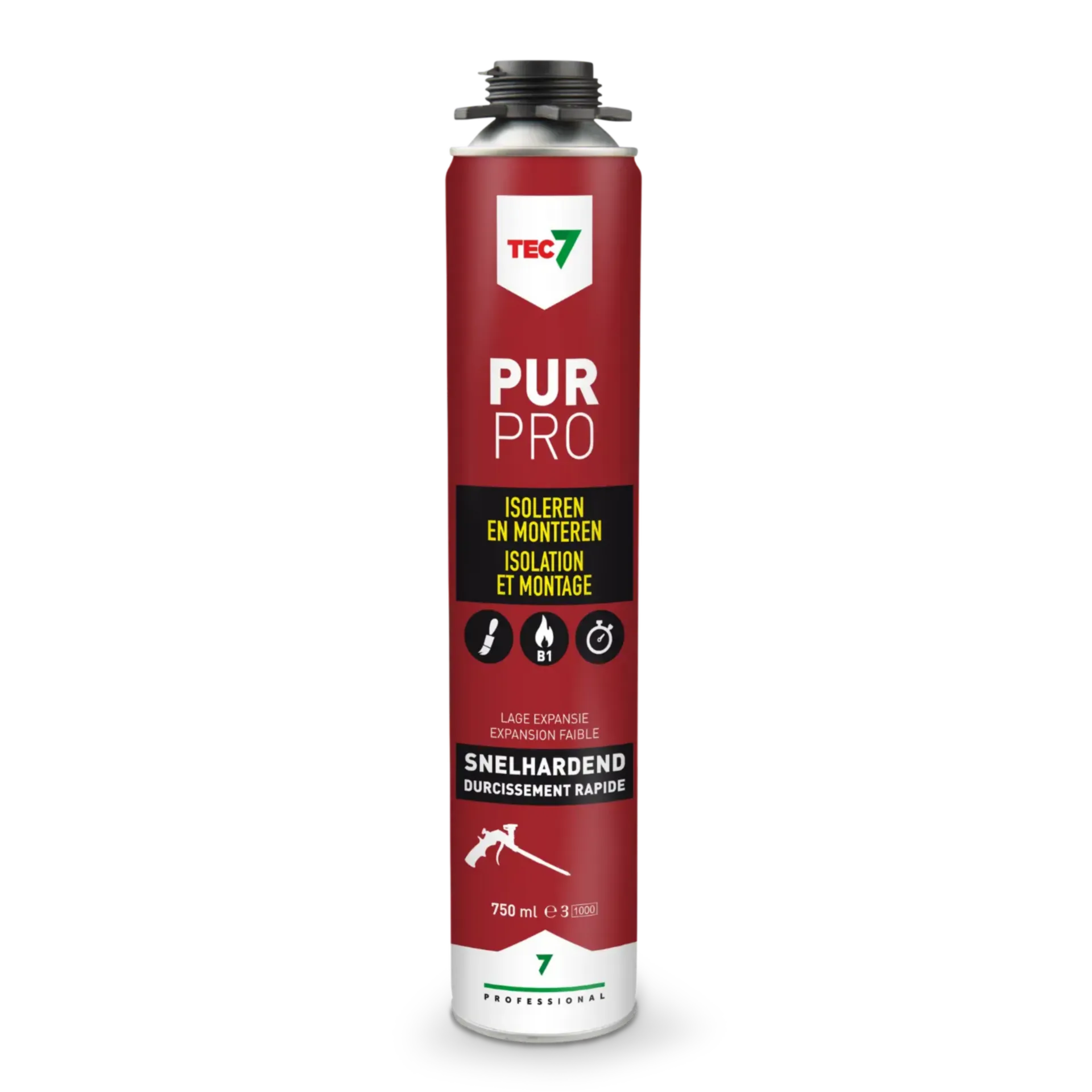 Isolatie- en Montageschuim - PUr Pro 750ml