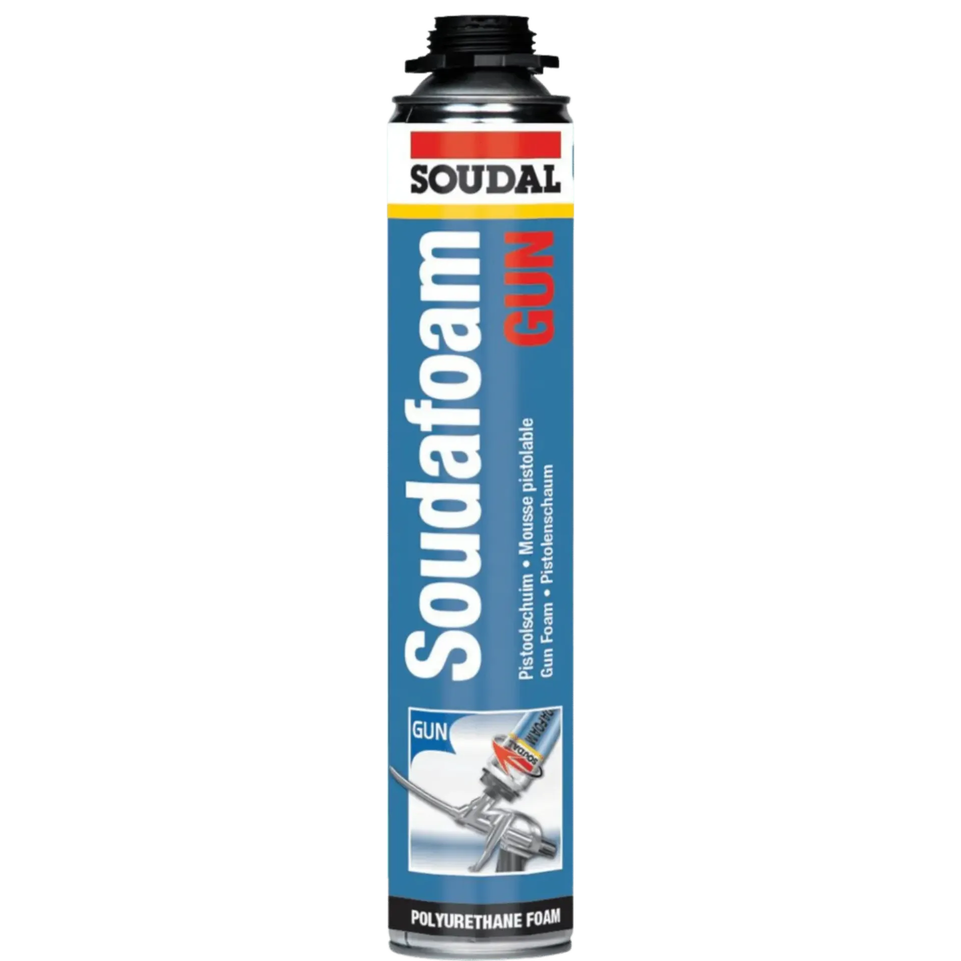 PU Pistoolschuim - 750ml Soudafoam Gun PU Pistoolschuim - 750ml Soudafoam Gun