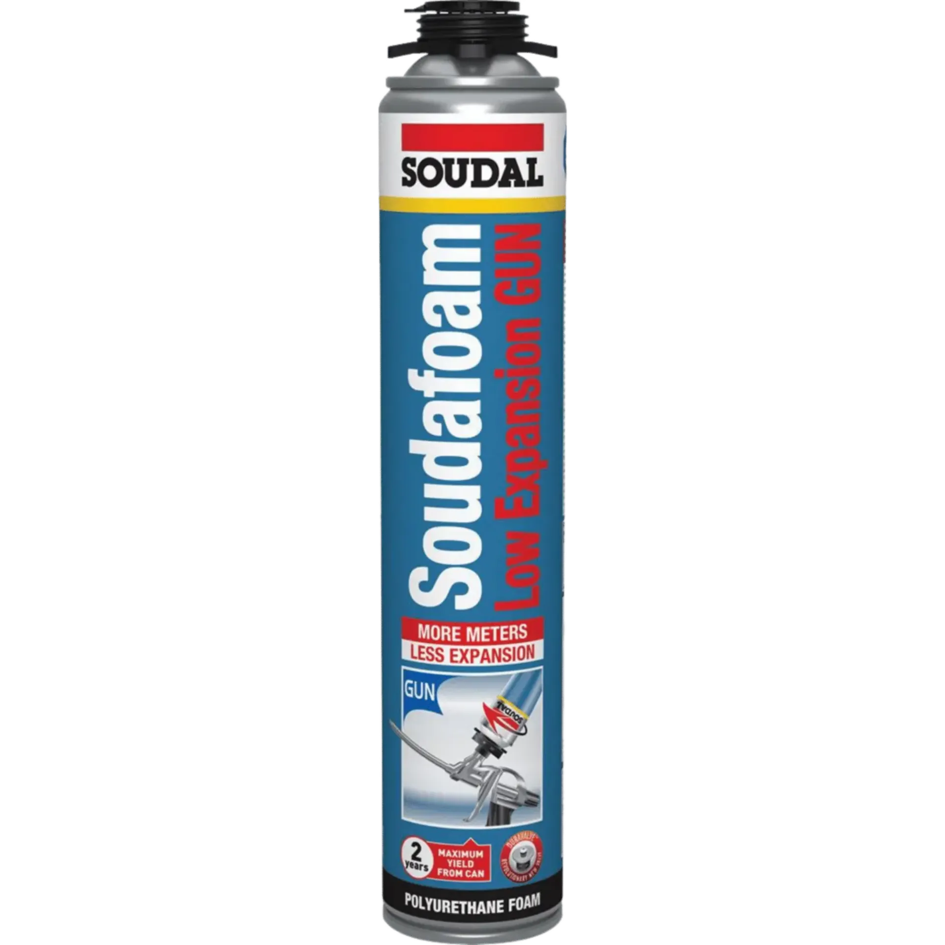 Mousse PU à Faible Expansion - 750 ml GunFoam (Filetage) Mousse PU à Faible Expansion - 750 ml GunFoam (Filetage)