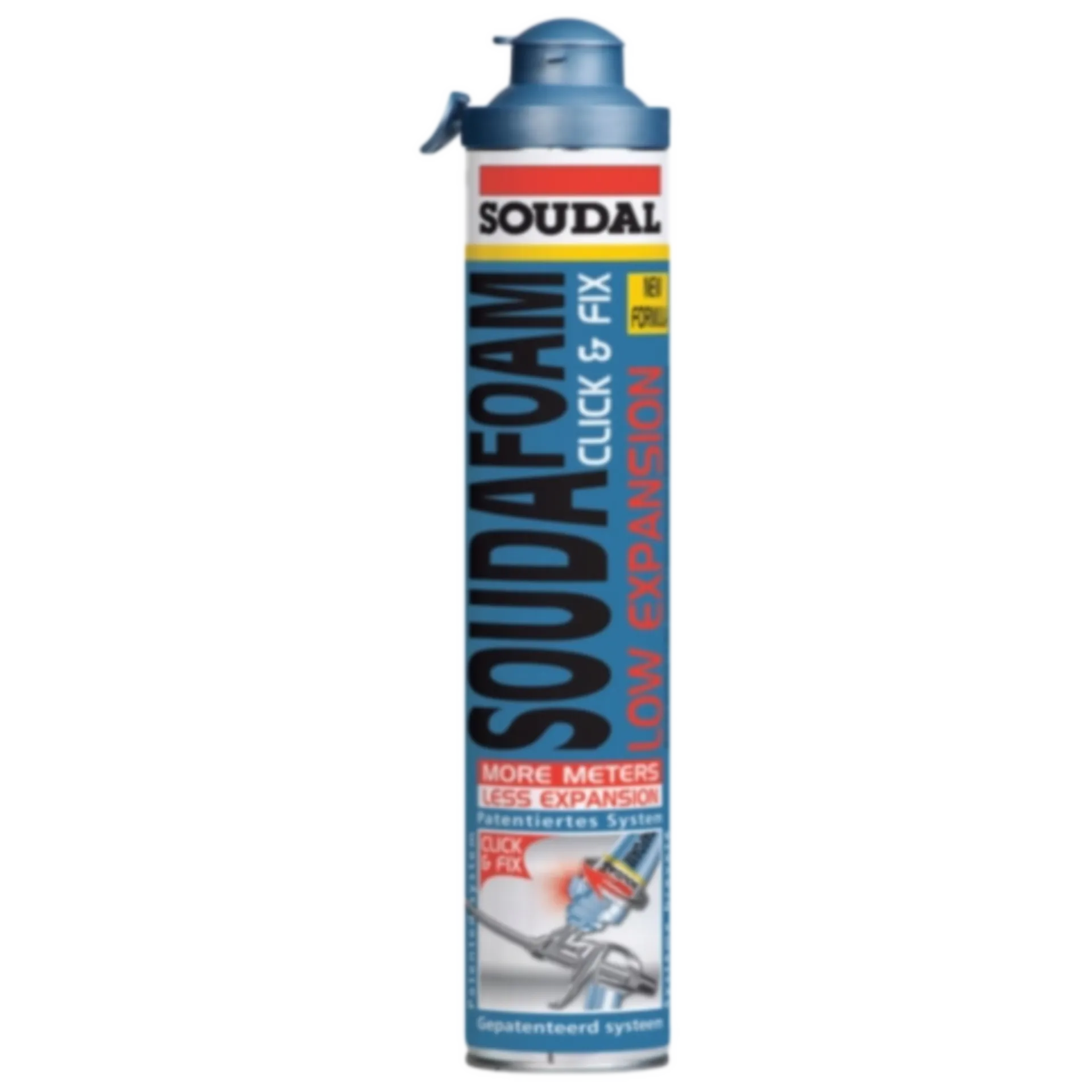 PU Pistoolschuim Met Lage Expansie - 750ml Click & Fix