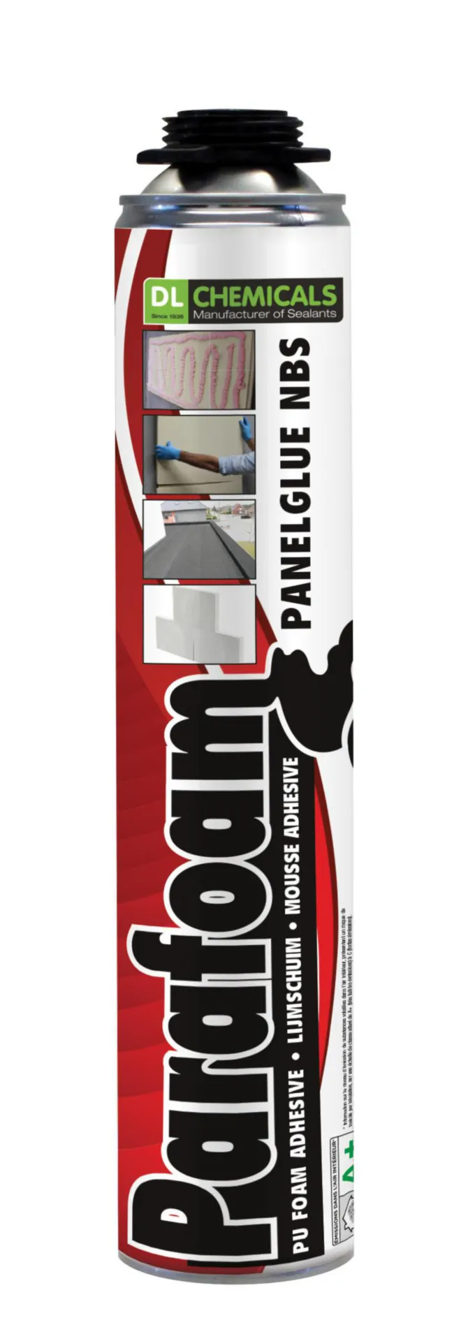 Parafoam Panelglue NBS mousse adhésive PUR (750 ml)