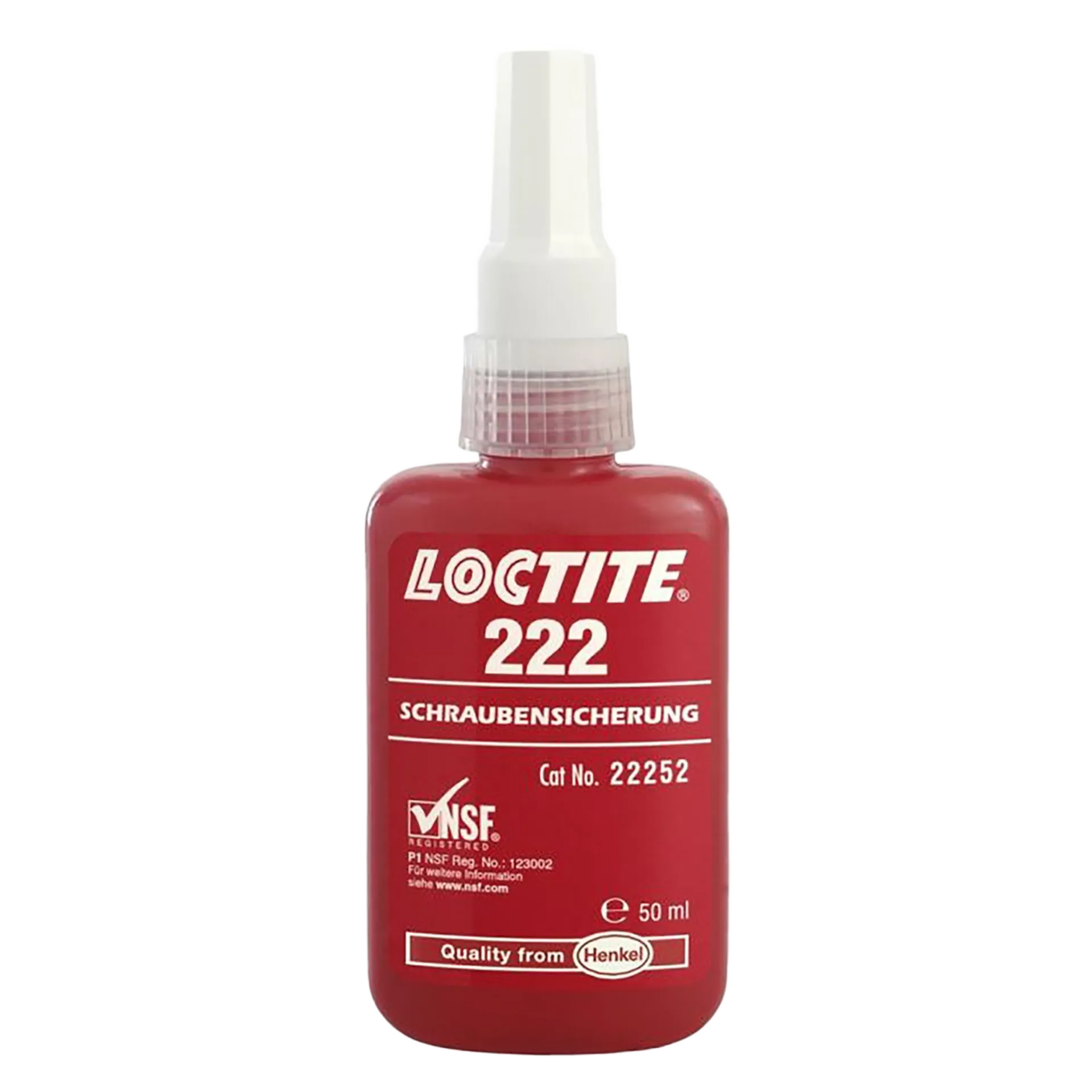 Moervast schroefdraadborging licht 50ml 222 Moervast schroefdraadborging licht 50ml 222