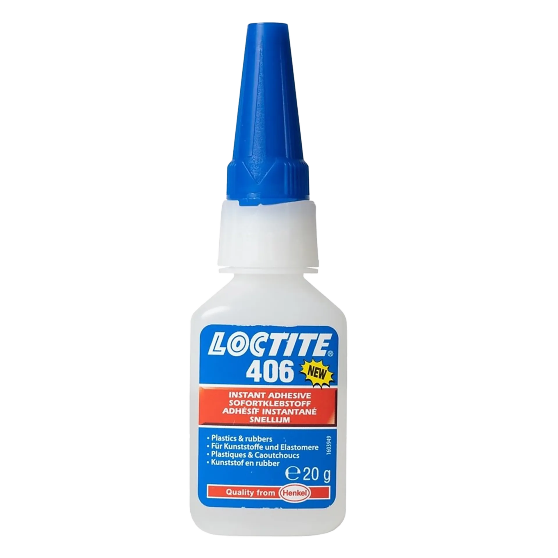 Loctite 406 Colle instantanée pour plastique et caoutchouc 20GR Loctite 406 Colle instantanée pour plastique et caoutchouc 20GR