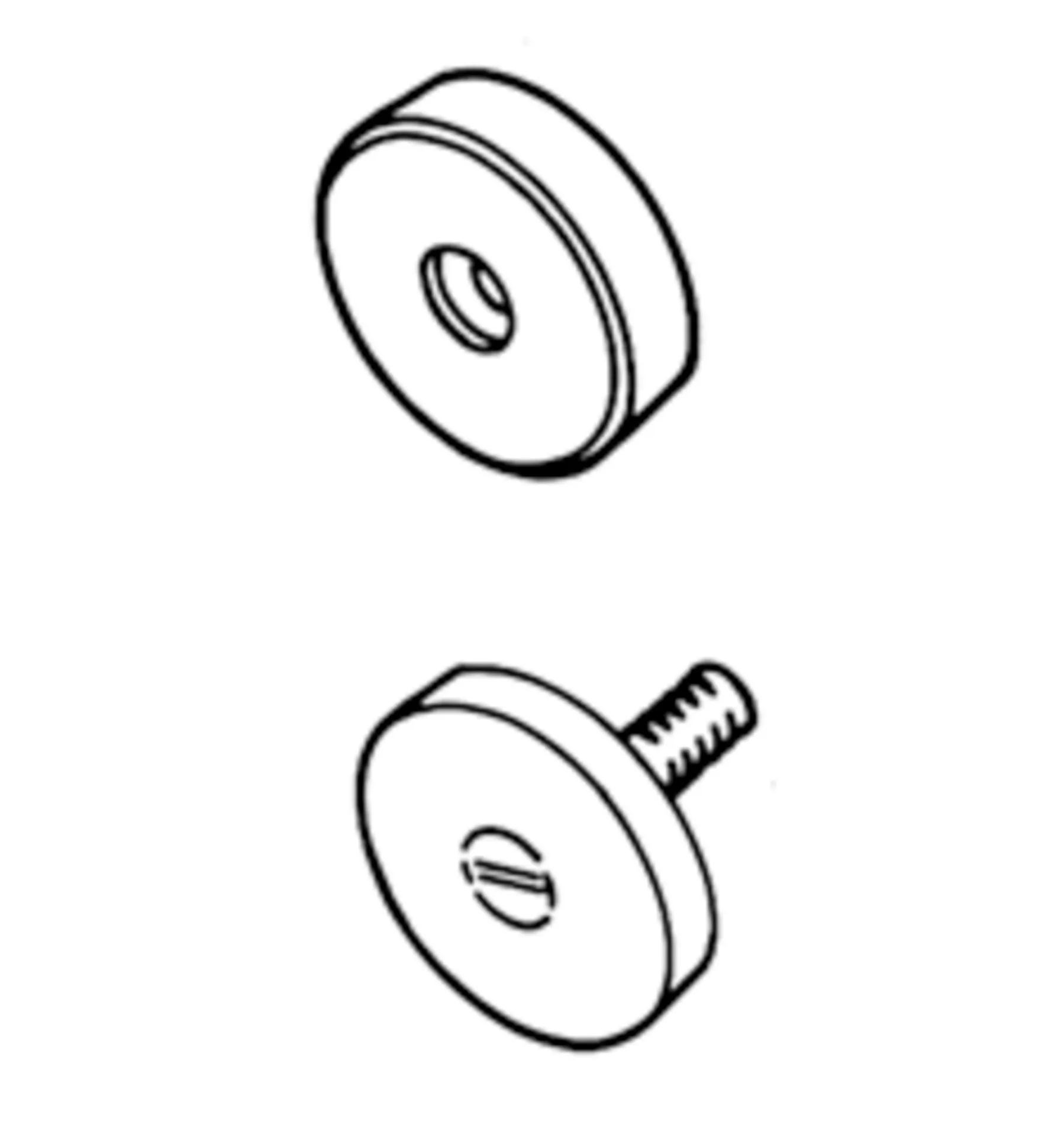 Arelec W12 contre plaque pour magneet compact